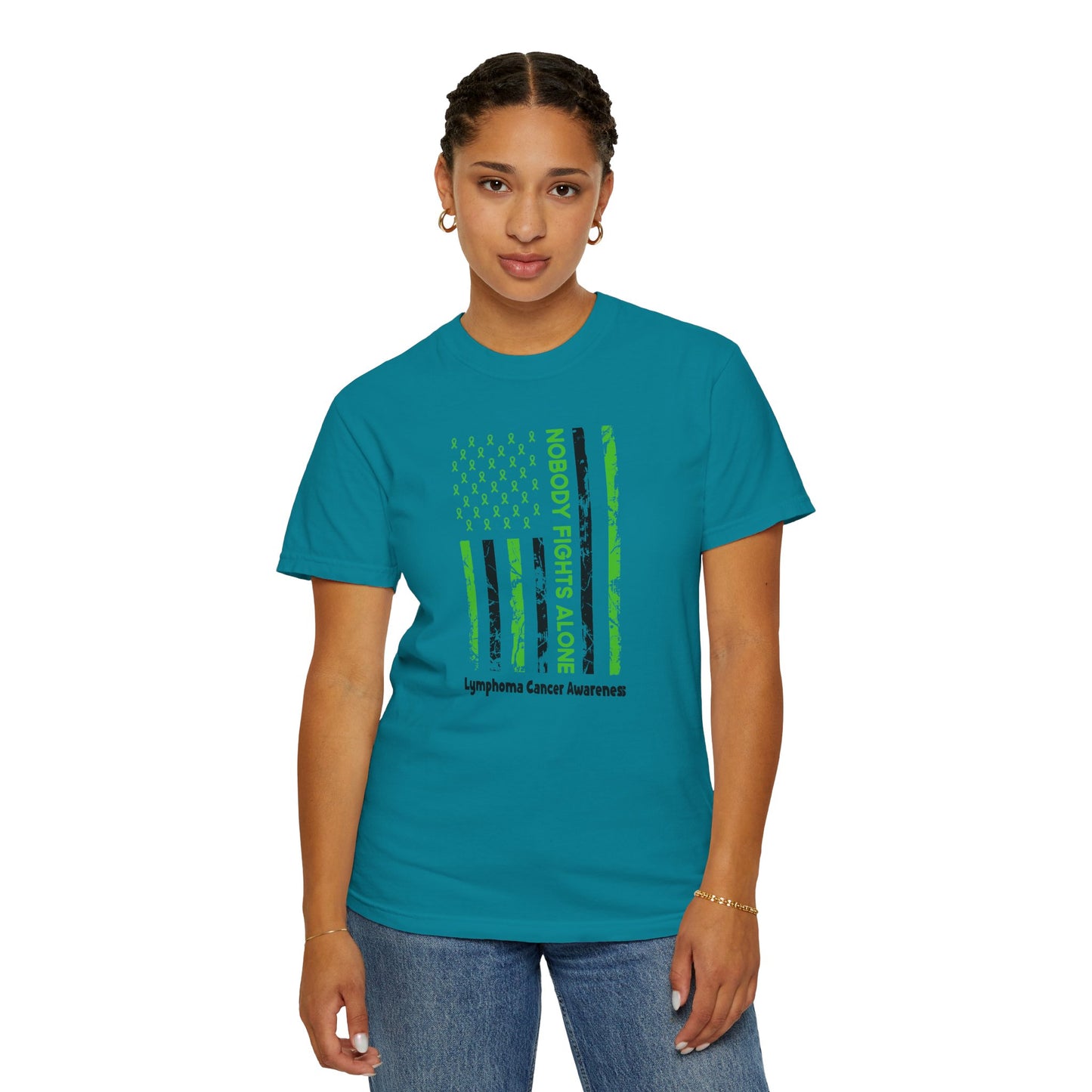 Lymphoma Awareness T-Shirt, Unisex Tee, Cancer Support Shirt, Fight Together Apparel, Inspirational Gift, Everyday Casual Wear