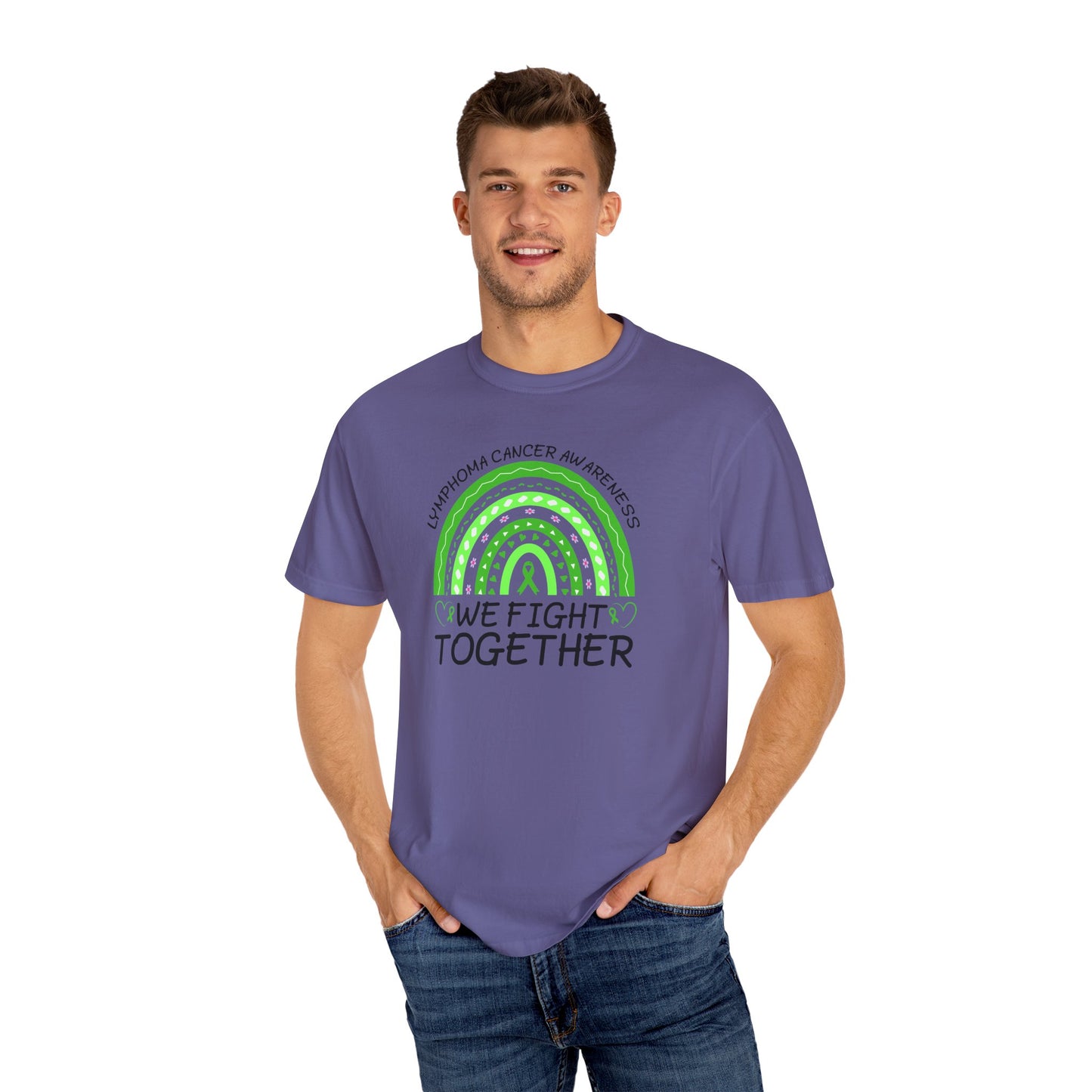 Lymphoma Awareness T-Shirt, We Fight Together Tee, Unisex Garment-Dyed T-Shirt, Cancer Support Shirt, Awareness Apparel, Gift for [...]
