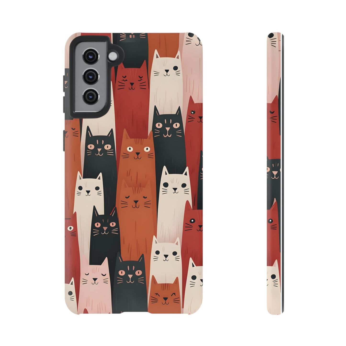 Playful Cat Phone Case - Tough & Stylish Purrfect for Cat Lovers