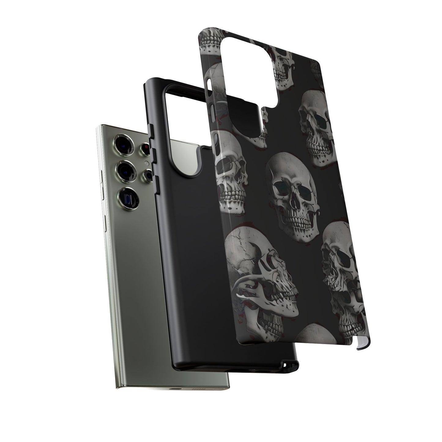 Skull Print Phone Case - Tough Cases for Bold Style