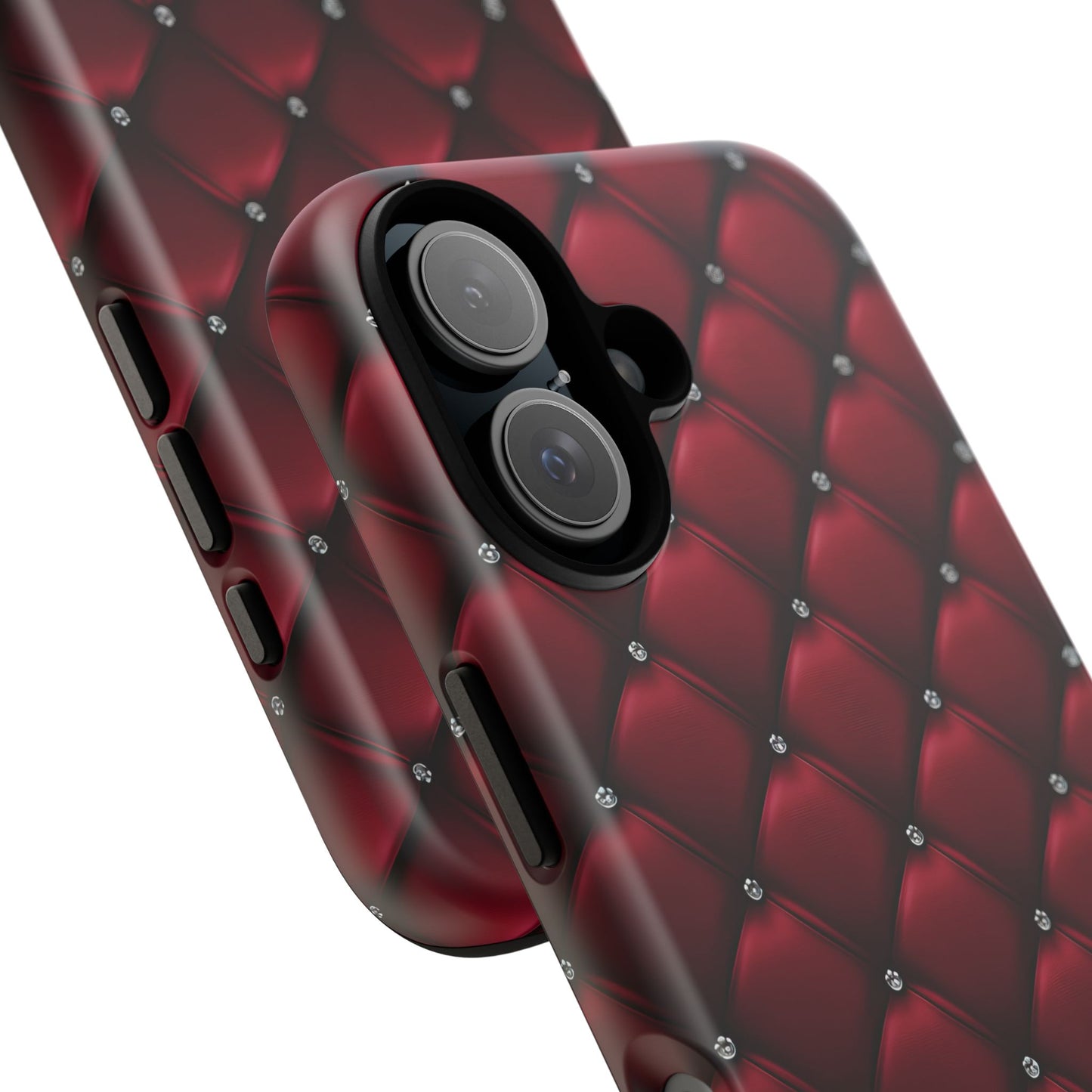 Luxurious Red Leather Phone Case – Stylish Protection for Your Device