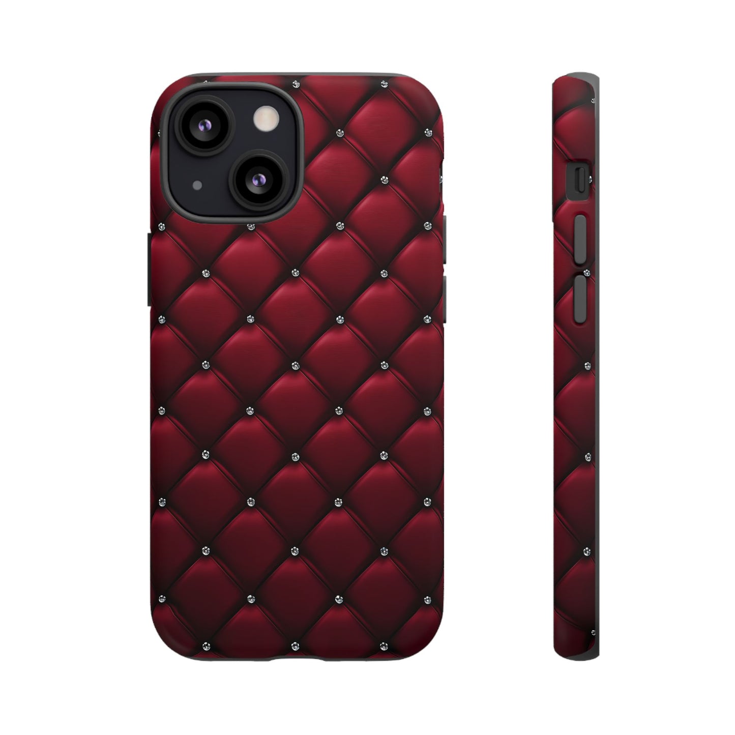 Luxurious Red Leather Phone Case – Stylish Protection for Your Device