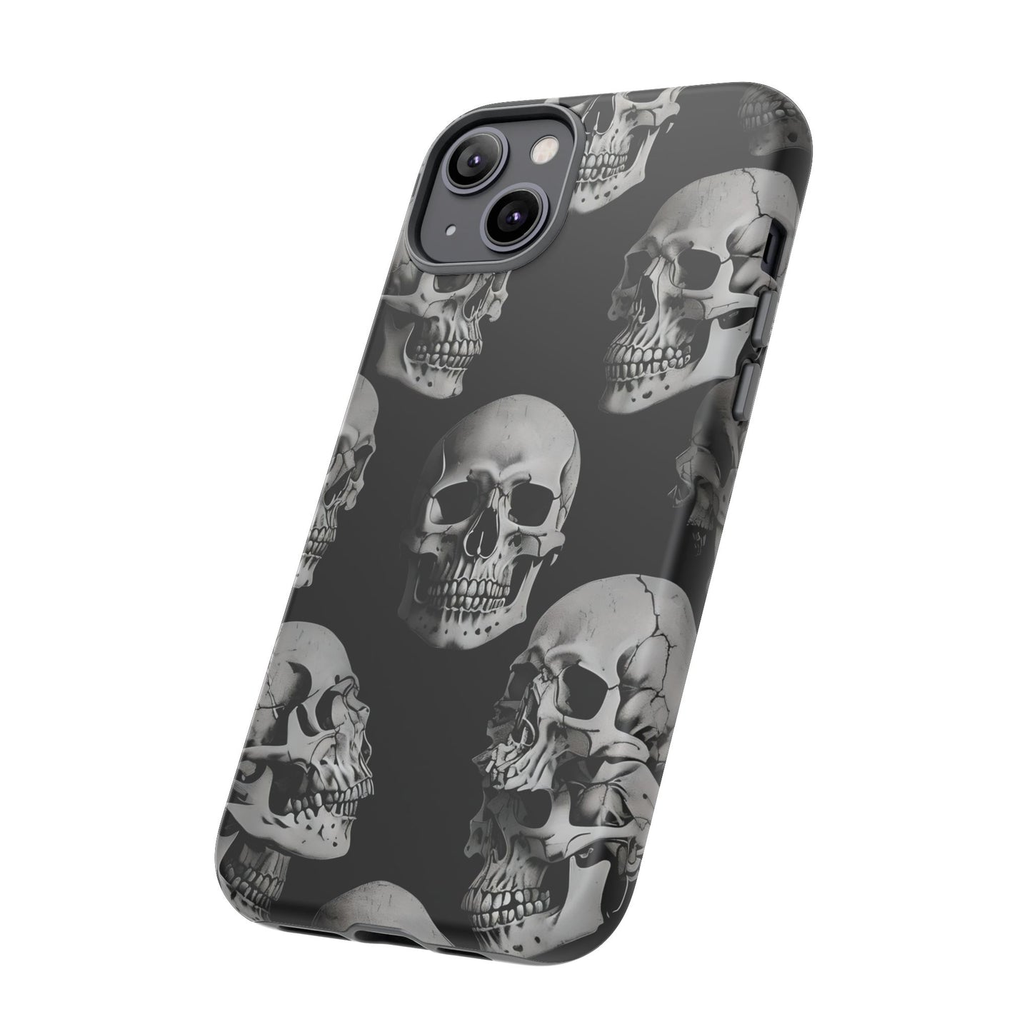 Skull Print Phone Case - Tough Cases for Bold Style