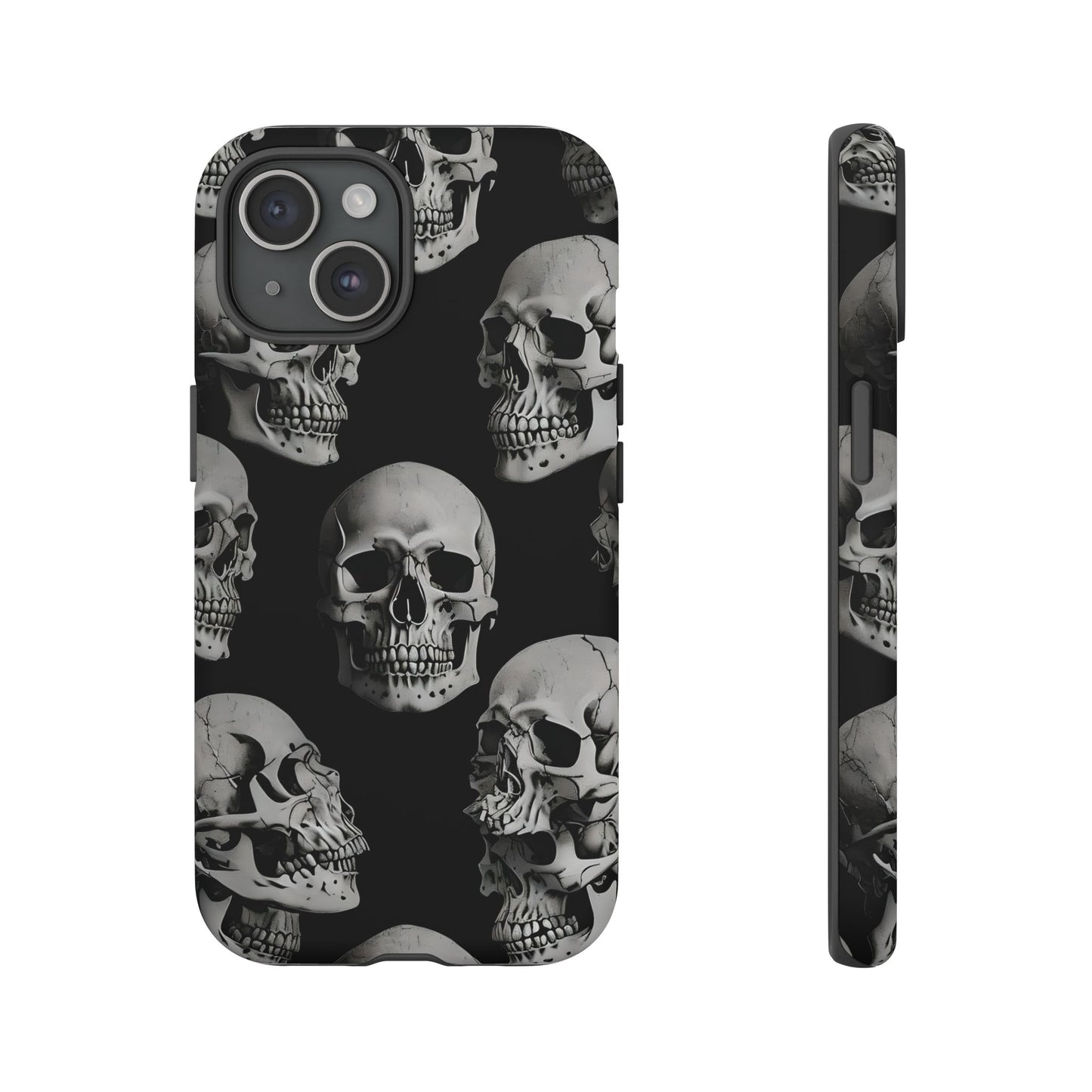 Skull Print Phone Case - Tough Cases for Bold Style