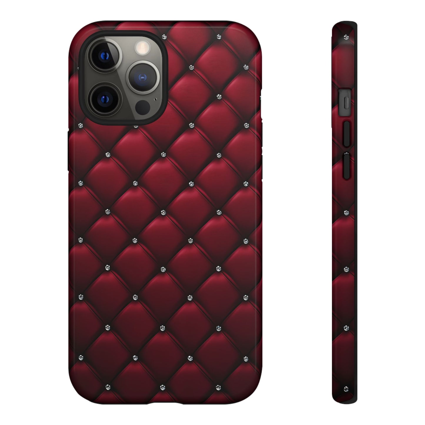 Luxurious Red Leather Phone Case – Stylish Protection for Your Device