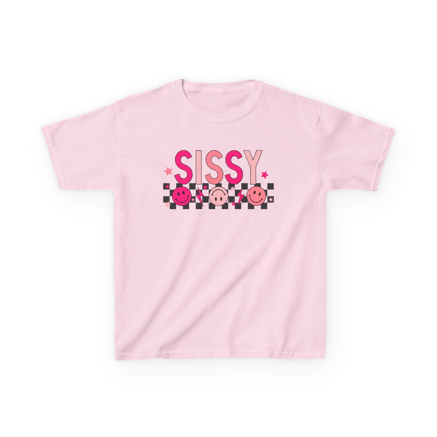 Kids 'Sissy' Heavy Cotton Tee - Fun & Playful Graphic T-Shirt for Youth