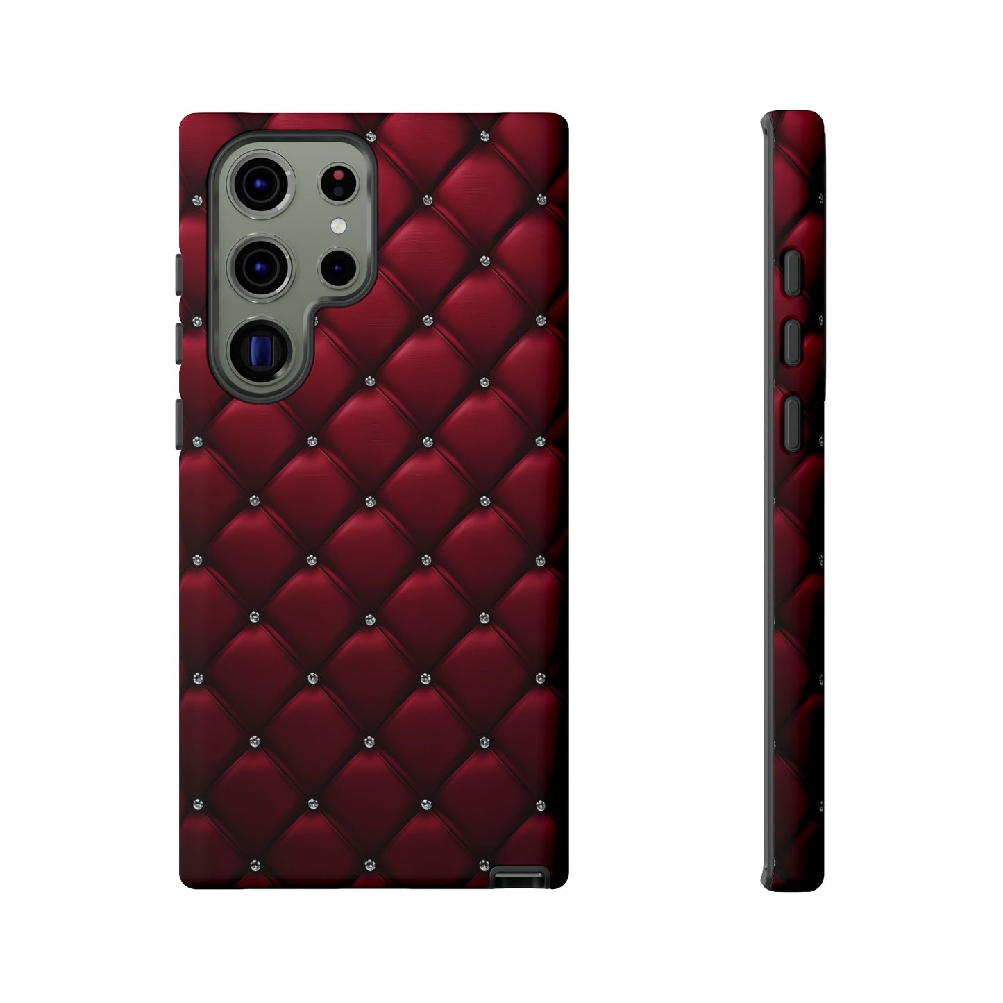 Luxurious Red Leather Phone Case – Stylish Protection for Your Device