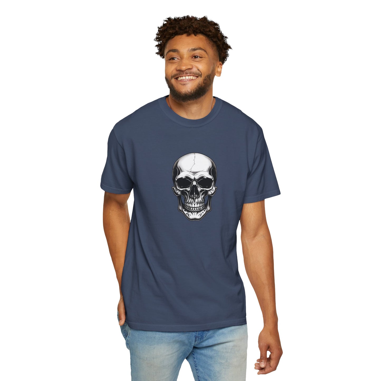 Skull Graphic Unisex T-Shirt - Edgy Fashion Statement