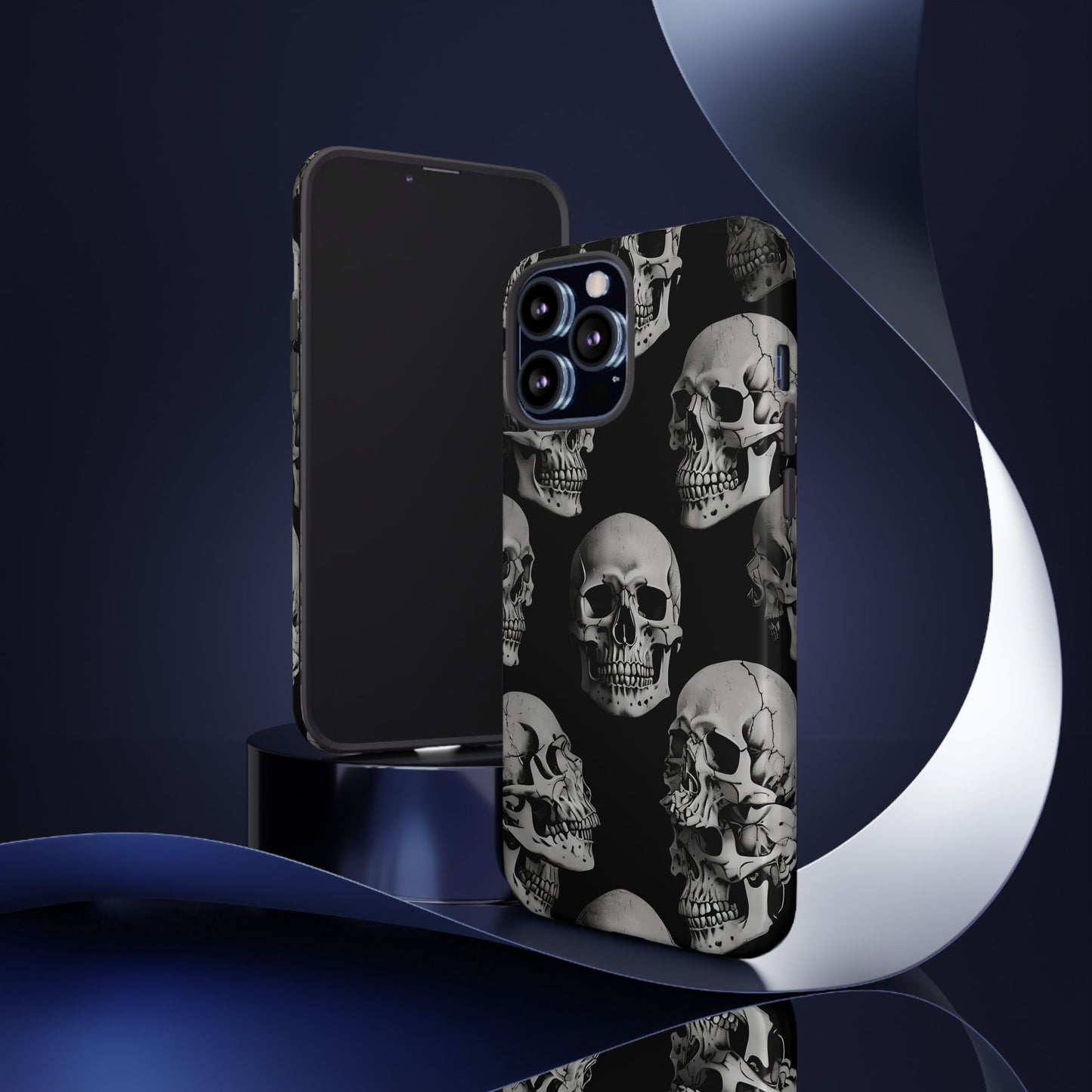 Skull Print Phone Case - Tough Cases for Bold Style