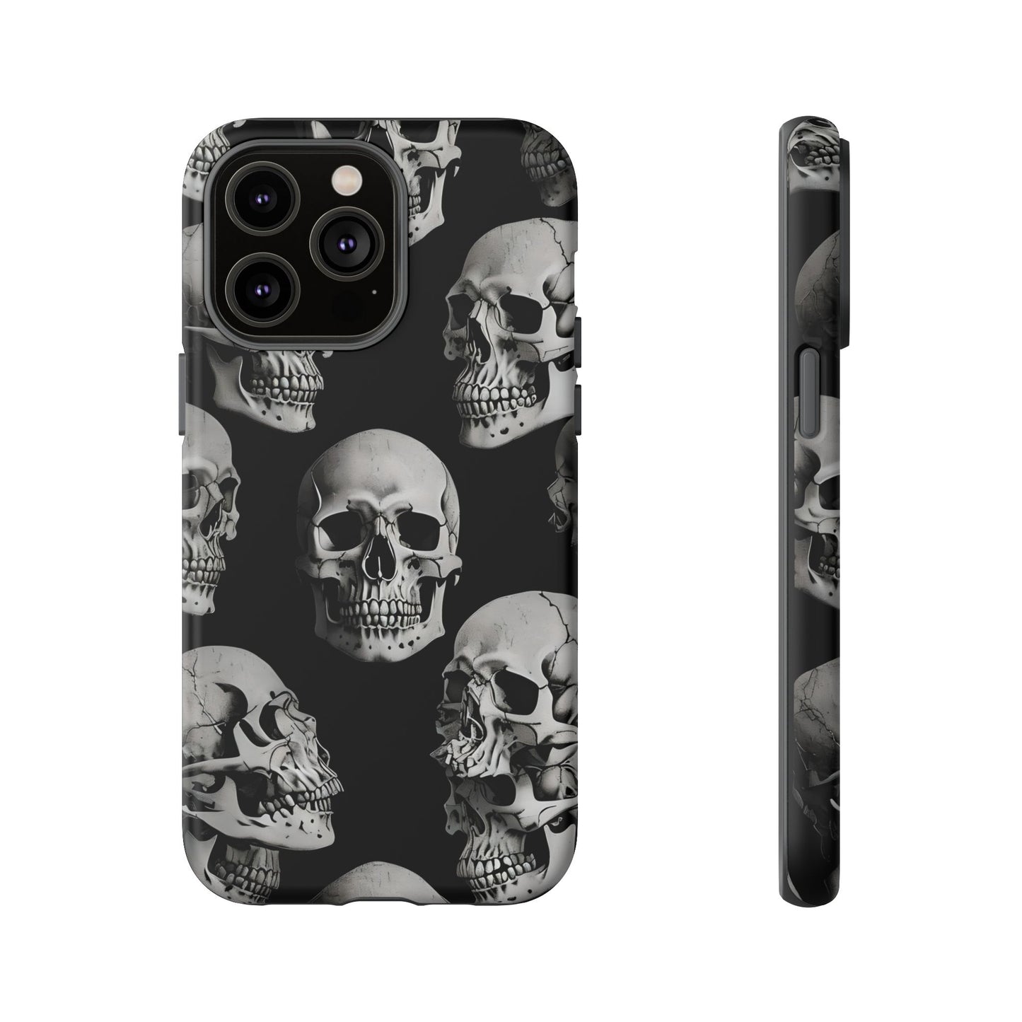 Skull Print Phone Case - Tough Cases for Bold Style