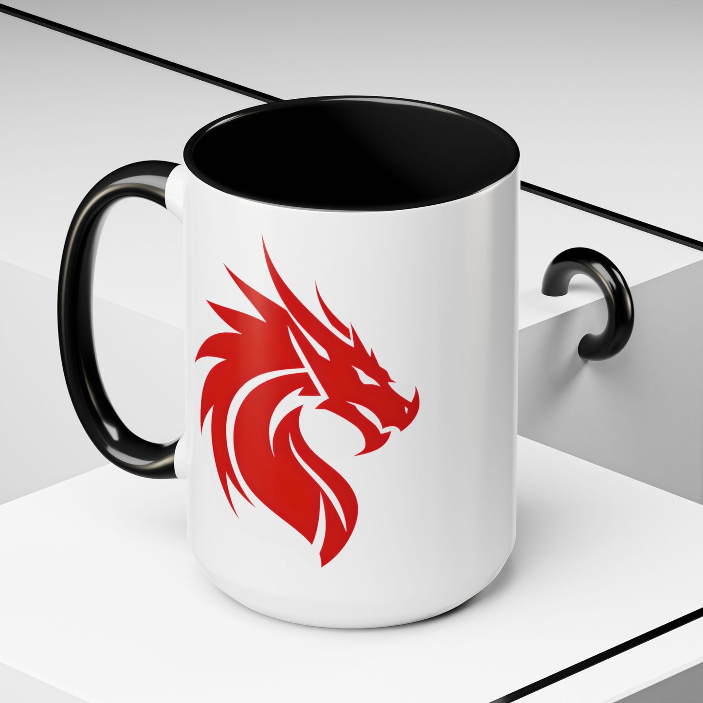 Majestic Dragon Accent Coffee Mug - 15oz