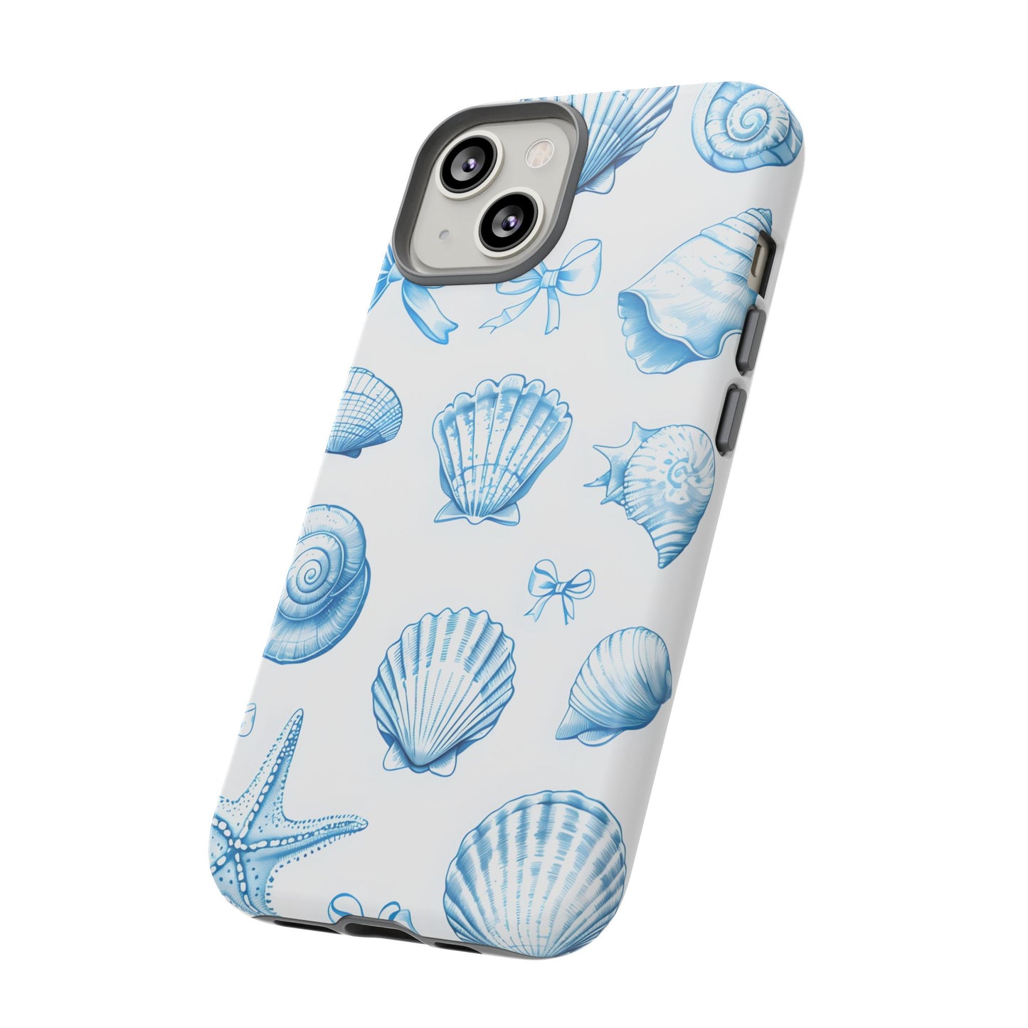 Coquette-Coastal Ocean-Themed Phone Case - Seashell and Starfish Design