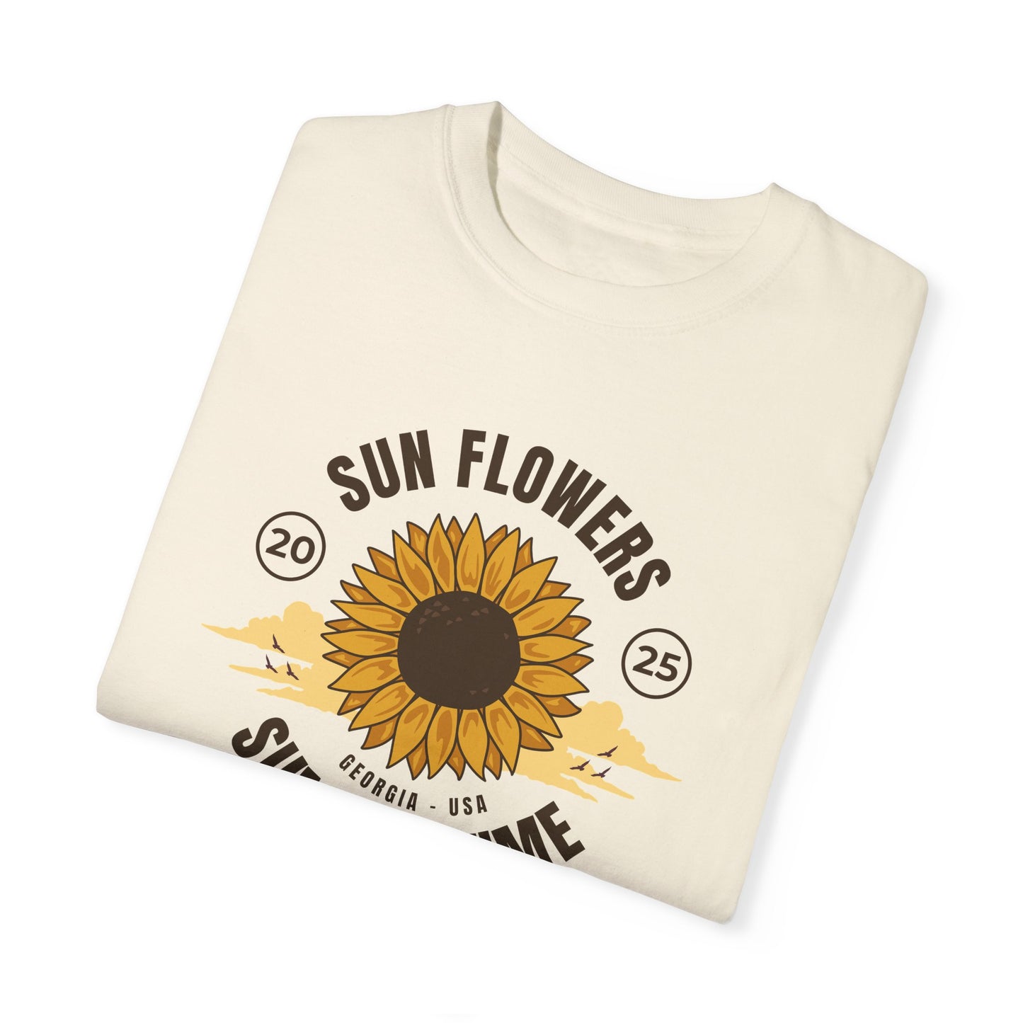 Sunflower Summer Time Unisex T-Shirt PERSONALIZED