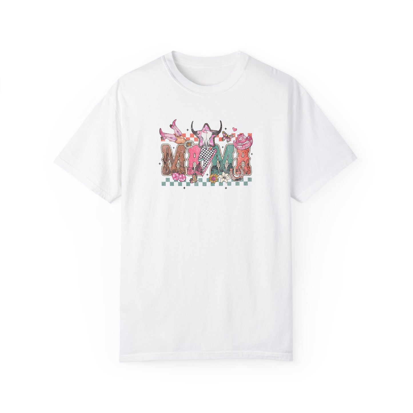 Whimsical Animal Print Unisex Garment-Dyed T-shirt | Fun Casual Tee