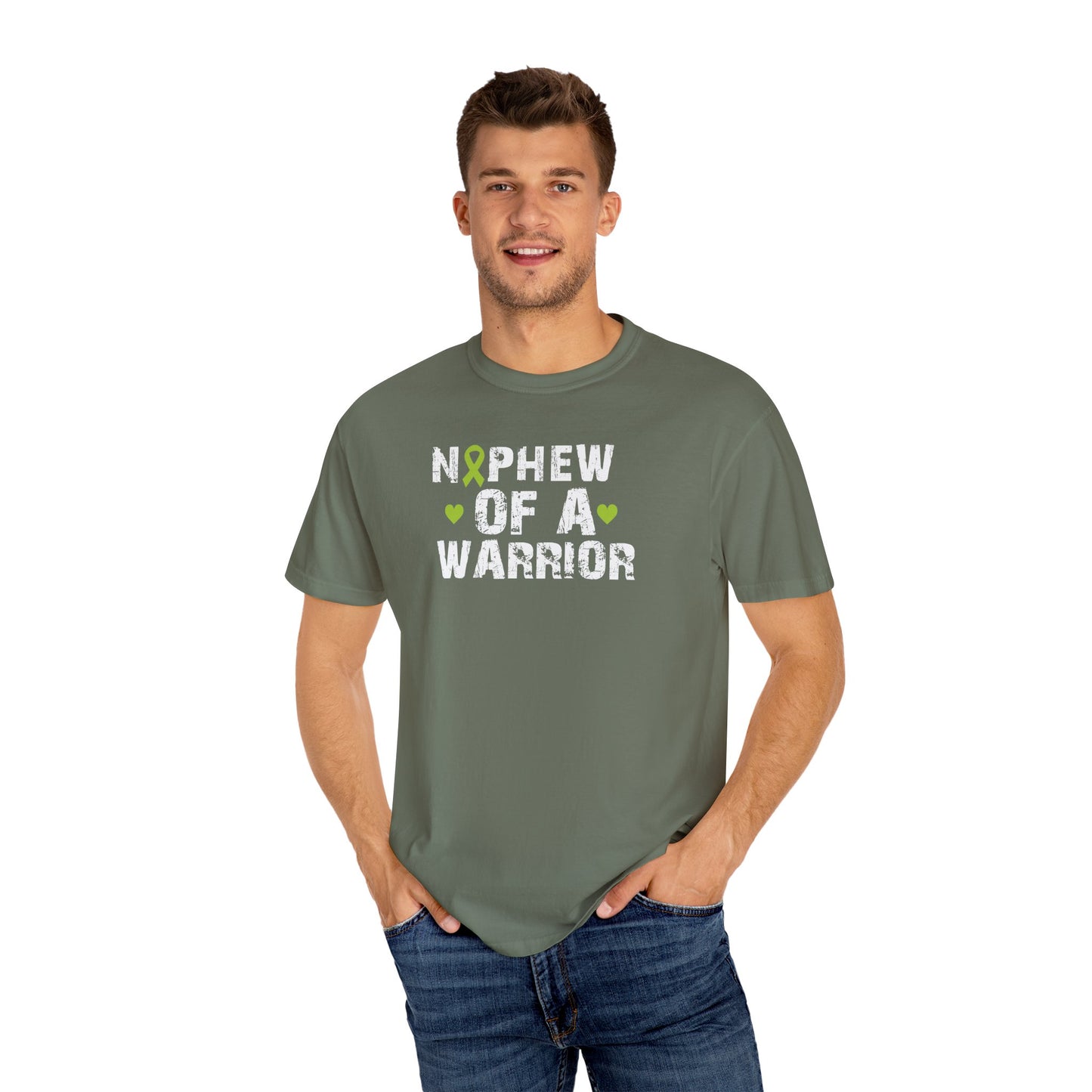 Unisex Warrior Nephew T-Shirt, Support Cancer Awareness Tee, Gift for Family, Comfortable Casual Wear, Unisex Cancer Support Shirt