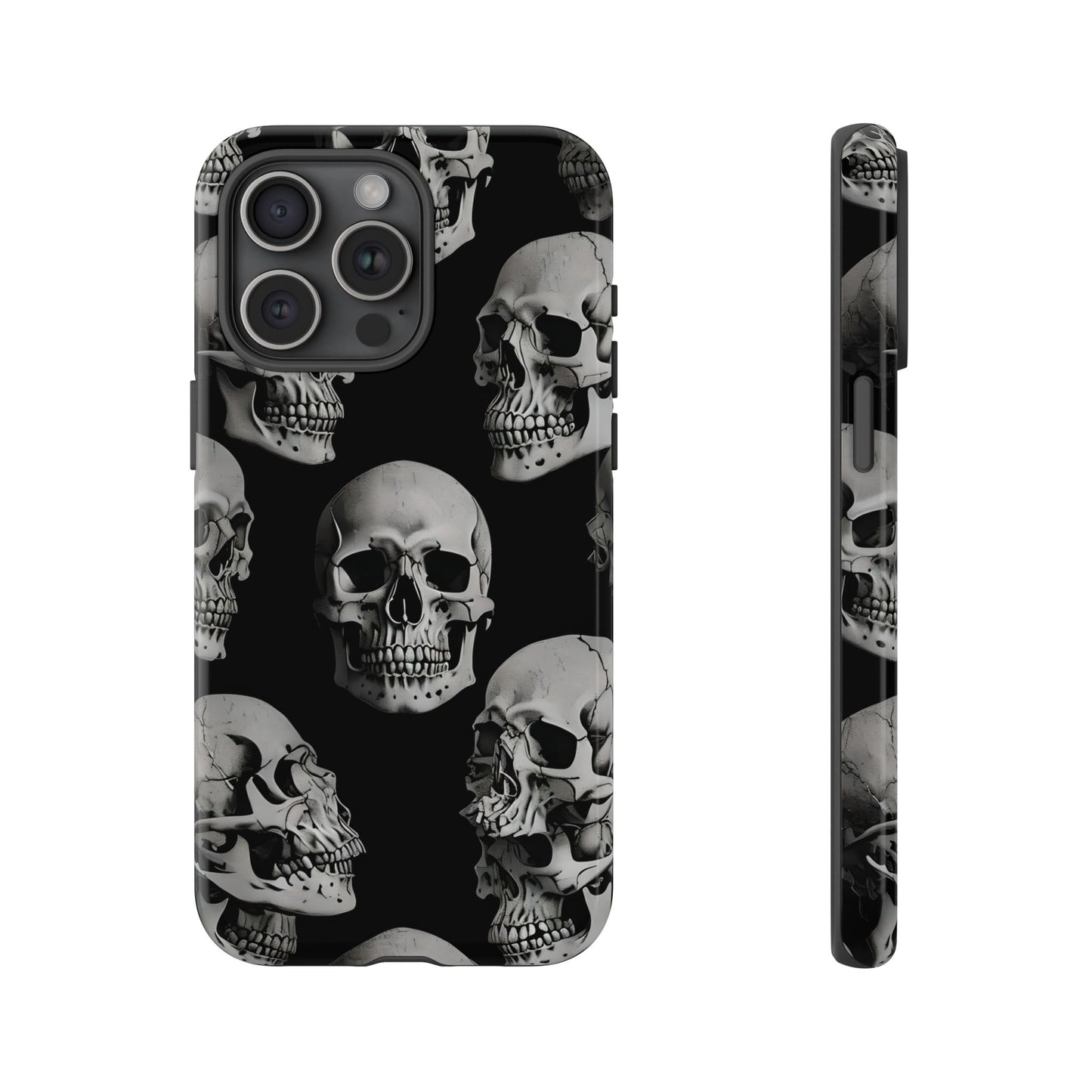 Skull Print Phone Case - Tough Cases for Bold Style