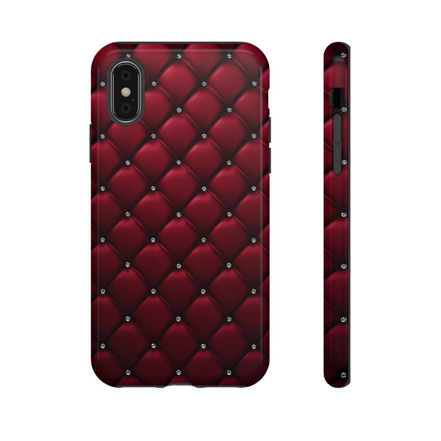 Luxurious Red Leather Phone Case – Stylish Protection for Your Device