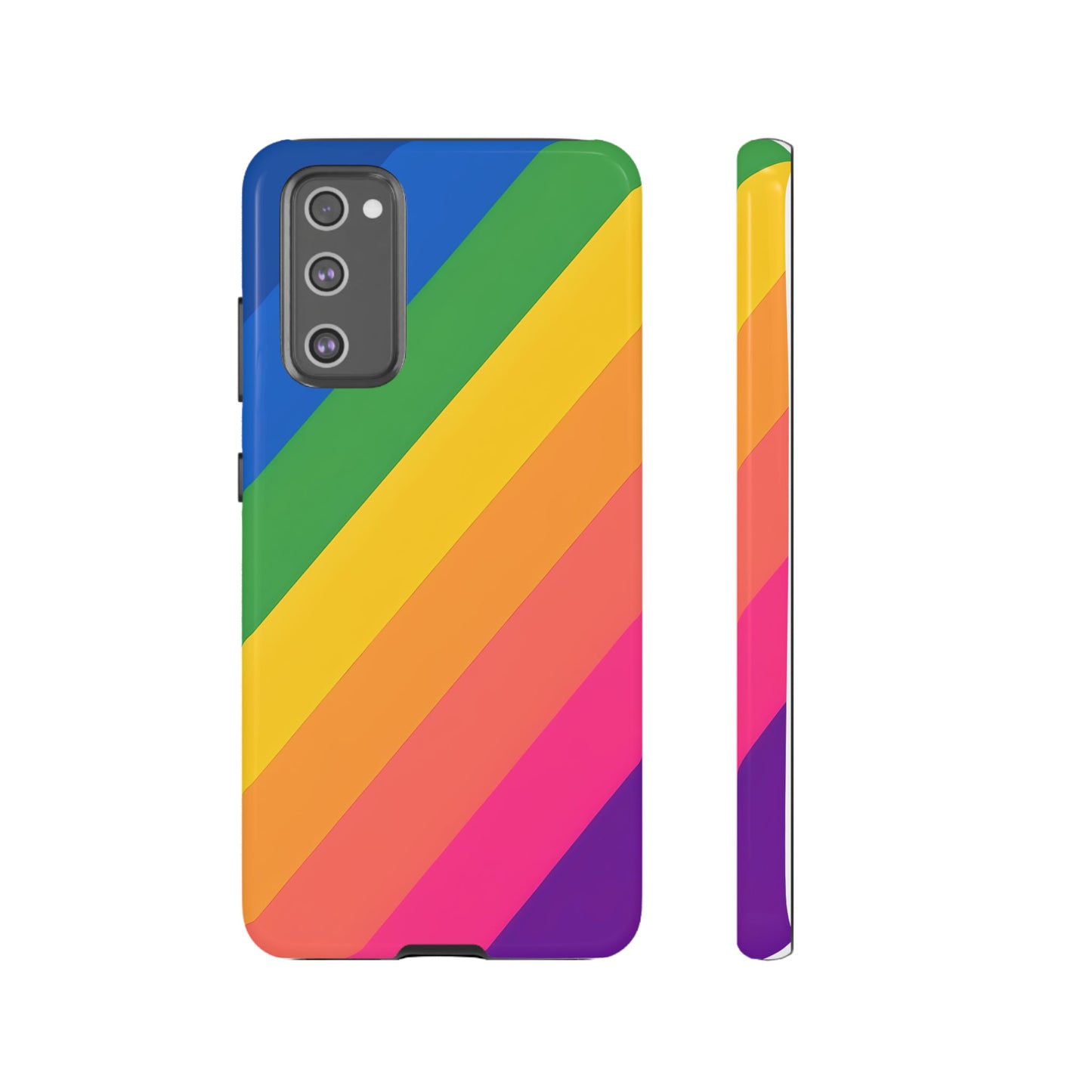 Vibrant Rainbow Phone Case - Tough & Stylish