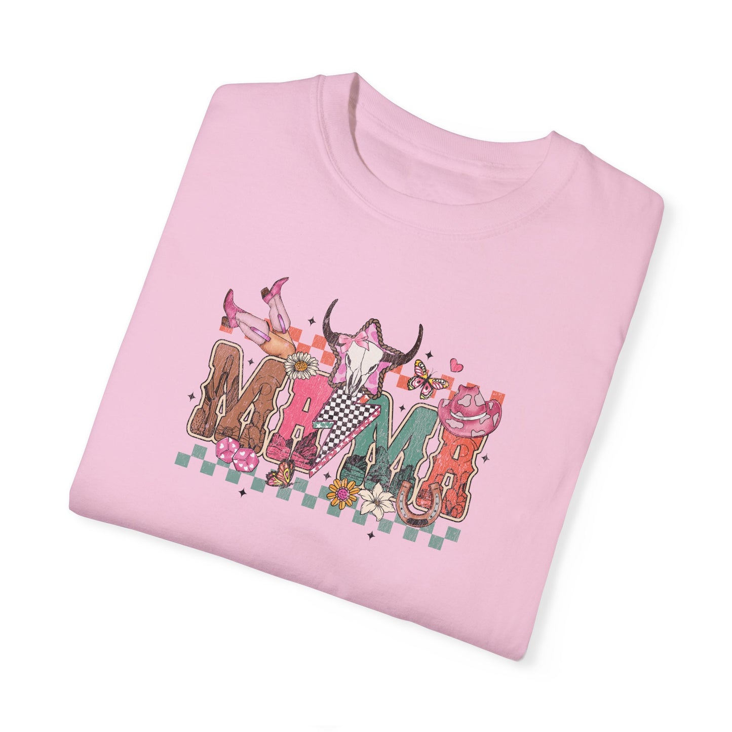 Whimsical Animal Print Unisex Garment-Dyed T-shirt | Fun Casual Tee