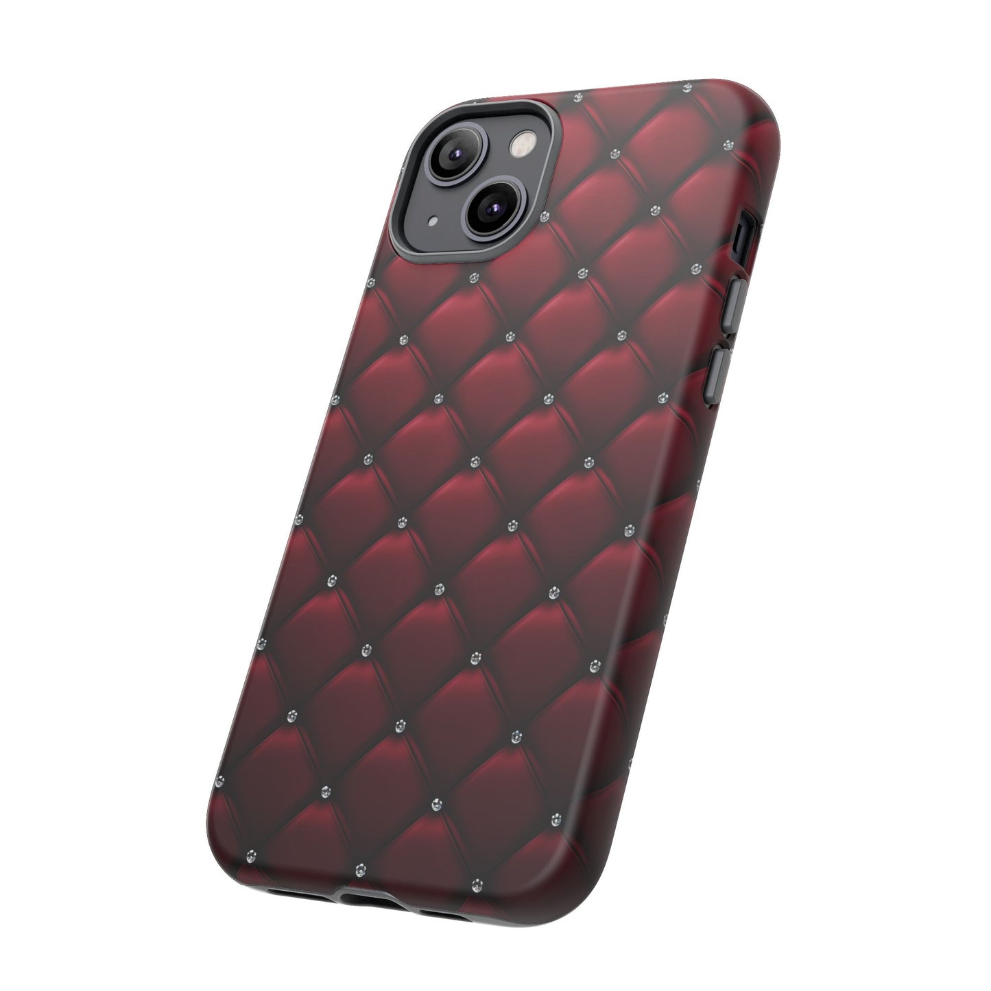 Luxurious Red Leather Phone Case – Stylish Protection for Your Device