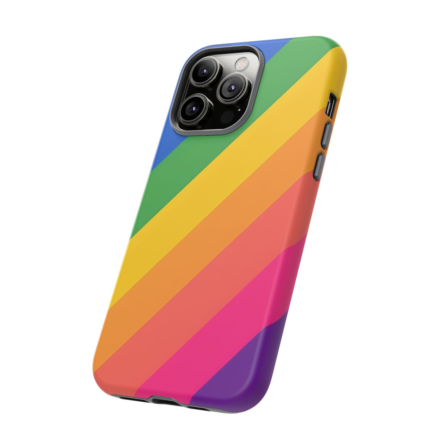 Vibrant Rainbow Phone Case - Tough & Stylish