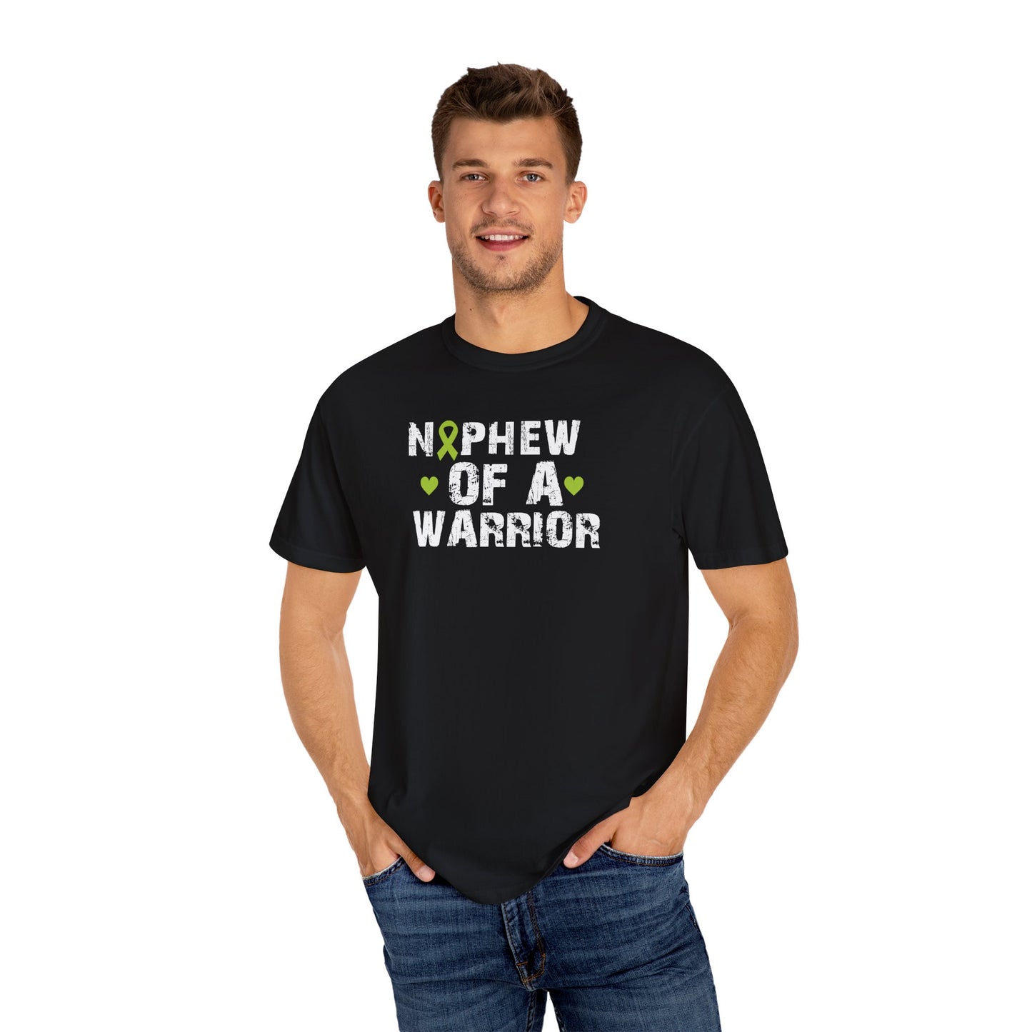 Unisex Warrior Nephew T-Shirt, Support Cancer Awareness Tee, Gift for Family, Comfortable Casual Wear, Unisex Cancer Support Shirt