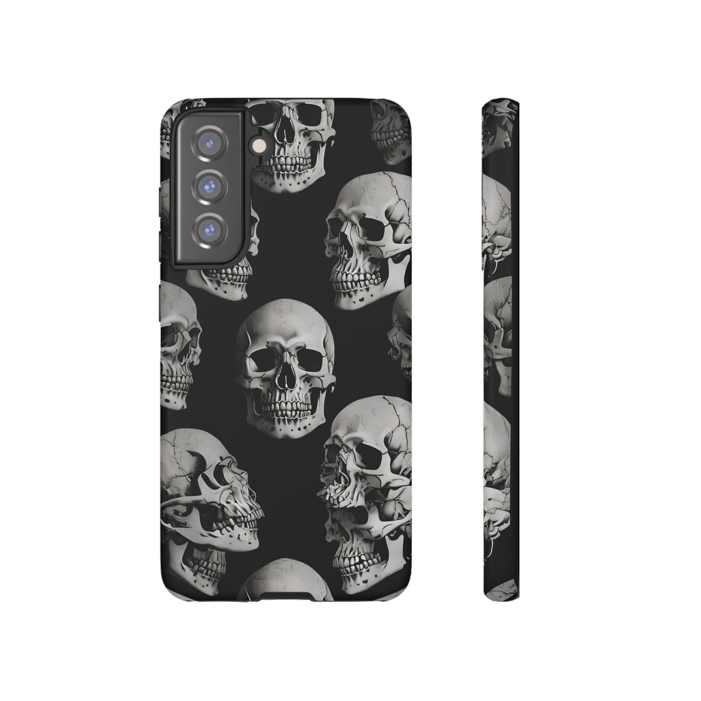 Skull Print Phone Case - Tough Cases for Bold Style