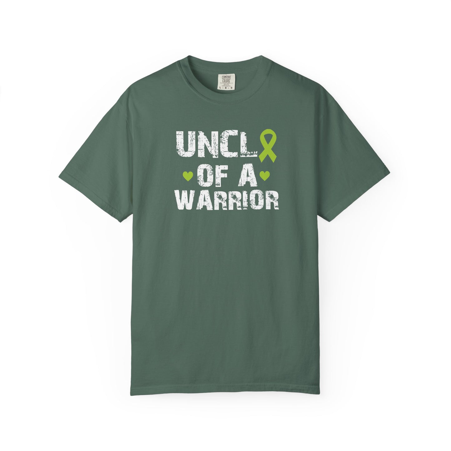 Uncle of a Warrior T-Shirt | Garment-Dyed Comfort Tee, Gift for Family, Supportive Apparel for Awareness Events, Relaxed Fit