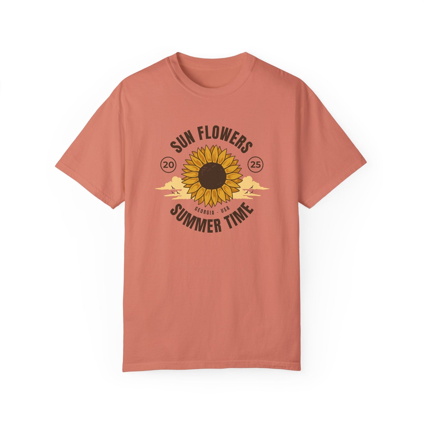 Sunflower Summer Time Unisex T-Shirt PERSONALIZED