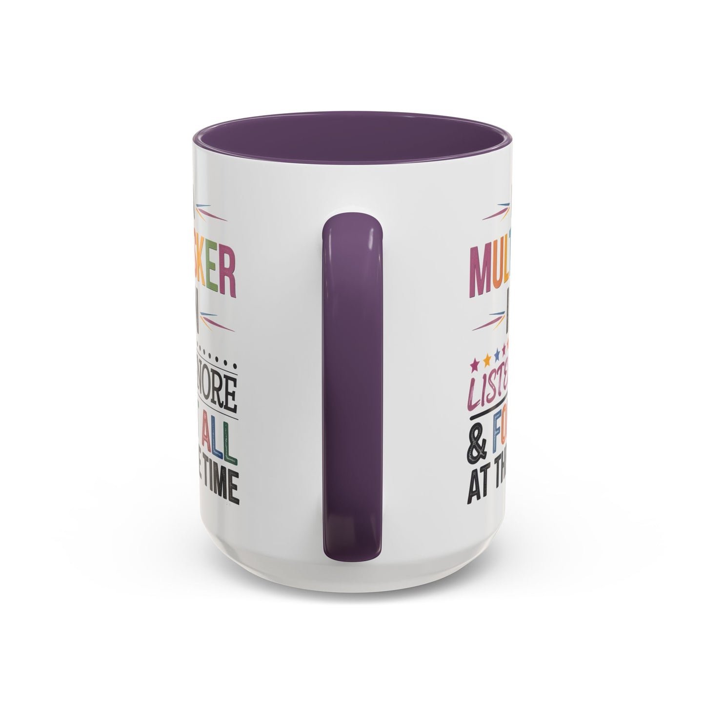Multitasker Coffee 15oz Mug - Fun Accent Mug for Busy Beverages