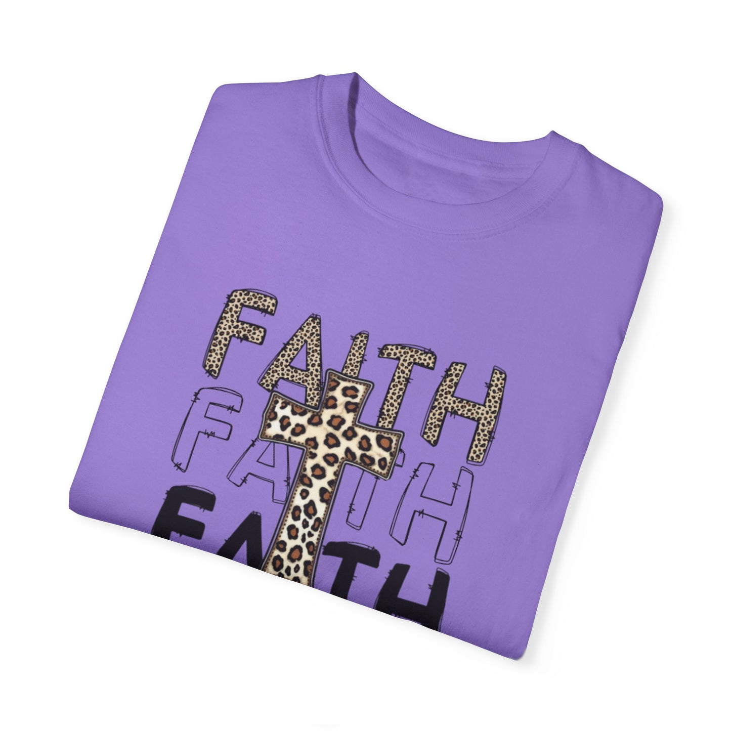 Unisex Faith Graphic T-Shirt - Giraffe Print Design for Inspirational Style