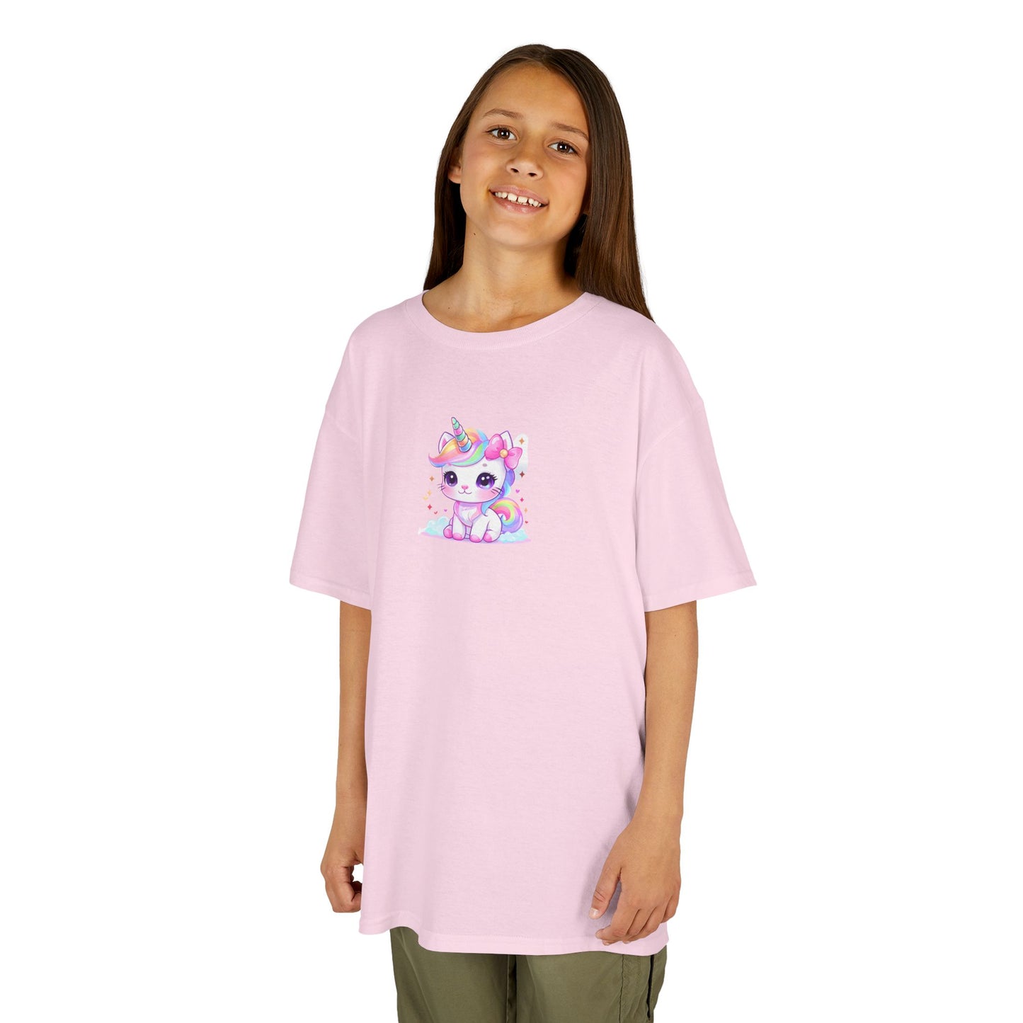 Whimsical Unicorn Kids Heavy Cotton Tee - Perfect for Birthdays & Parties