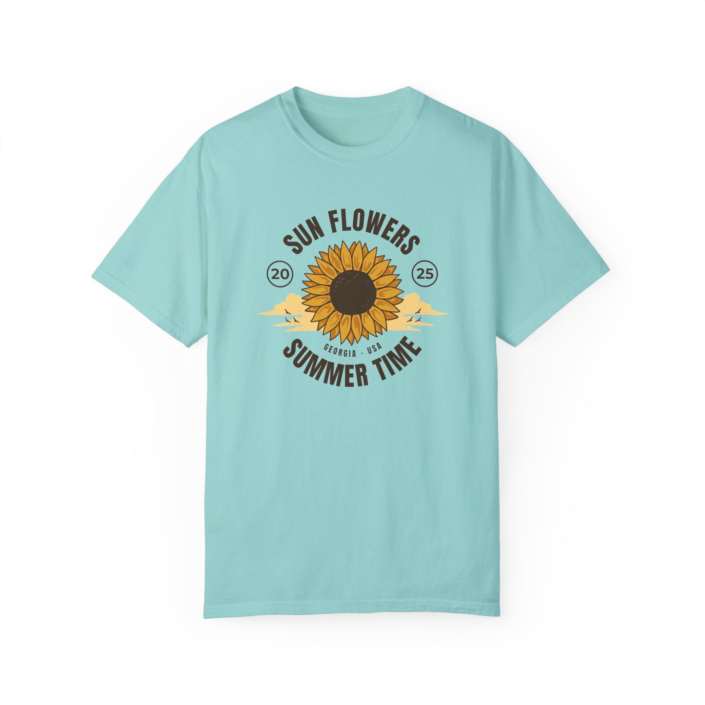 Sunflower Summer Time Unisex T-Shirt PERSONALIZED
