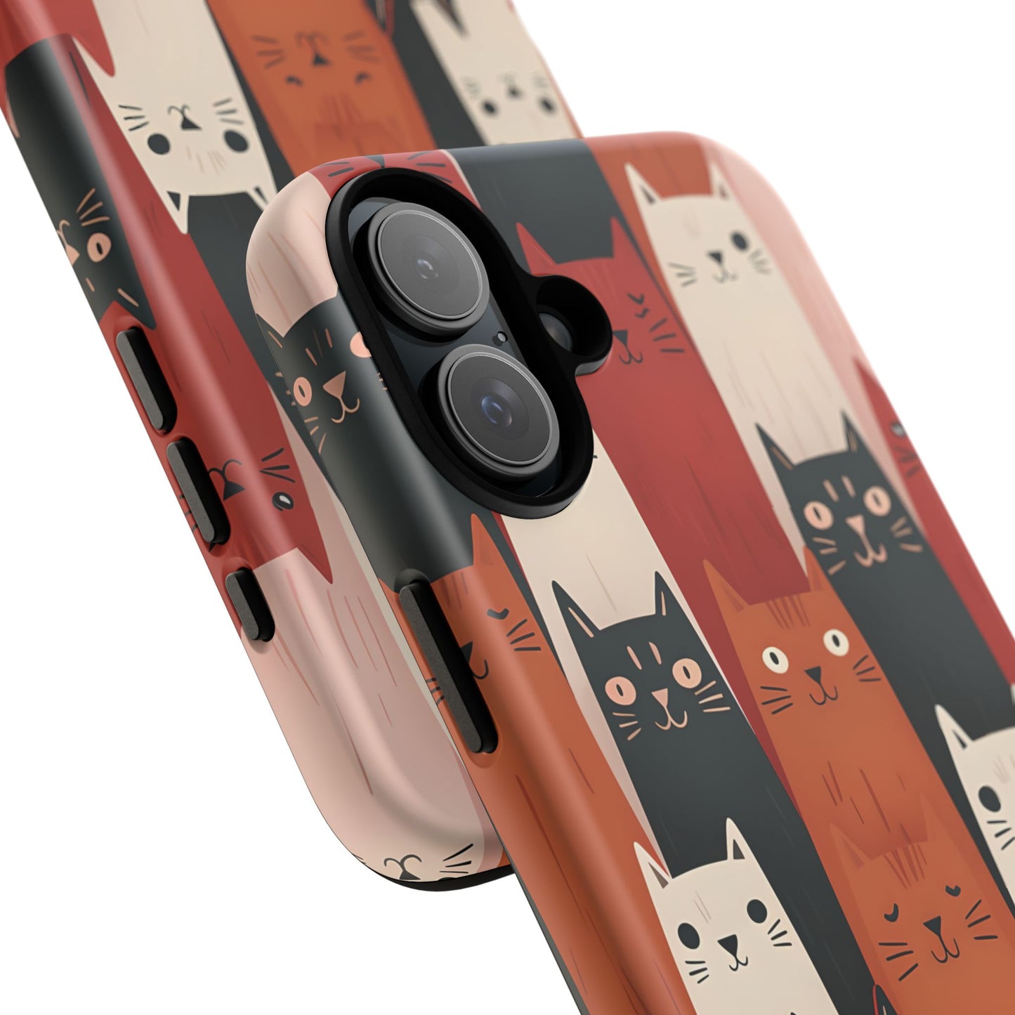 Playful Cat Phone Case - Tough & Stylish Purrfect for Cat Lovers