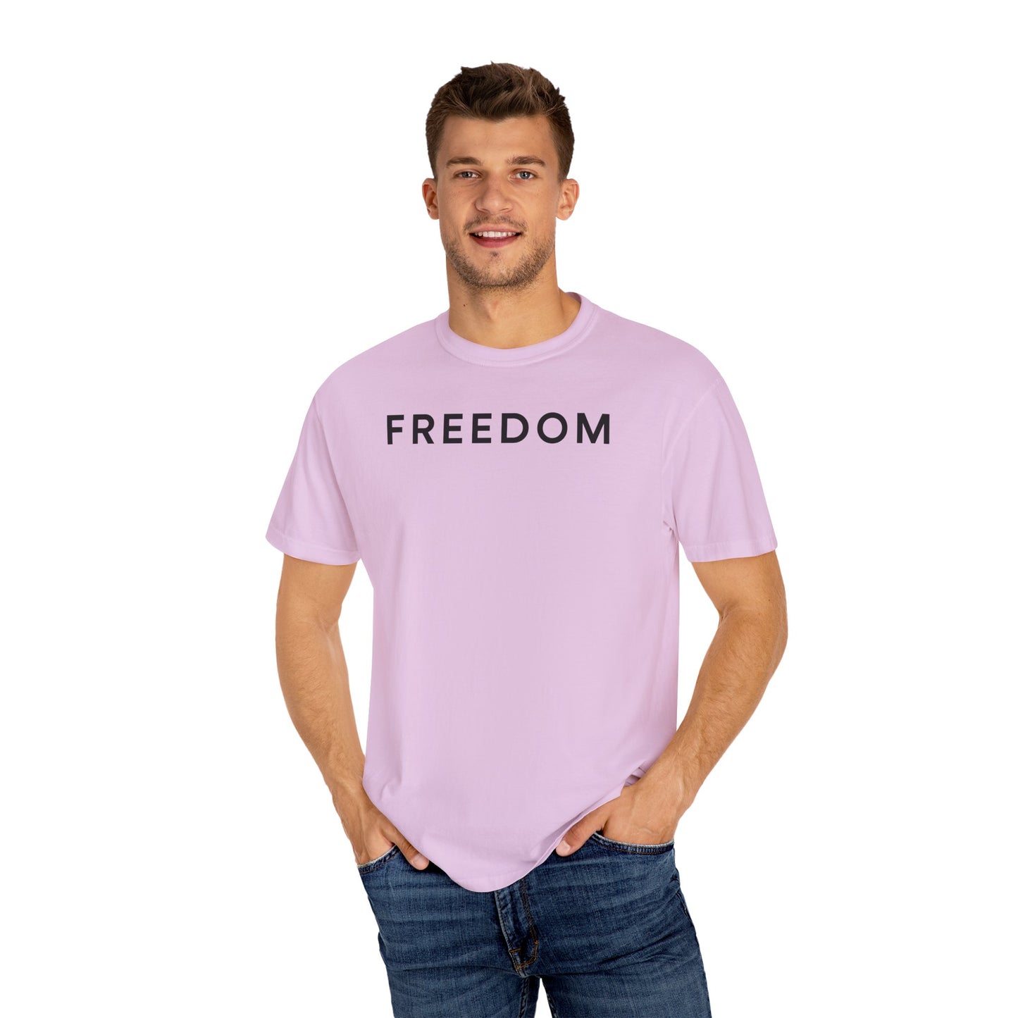 Freedom Statement T-Shirt, Unisex Casual Tee, Gift for Activists, Everyday Wear, Motivational Apparel, Positive Message Shirt