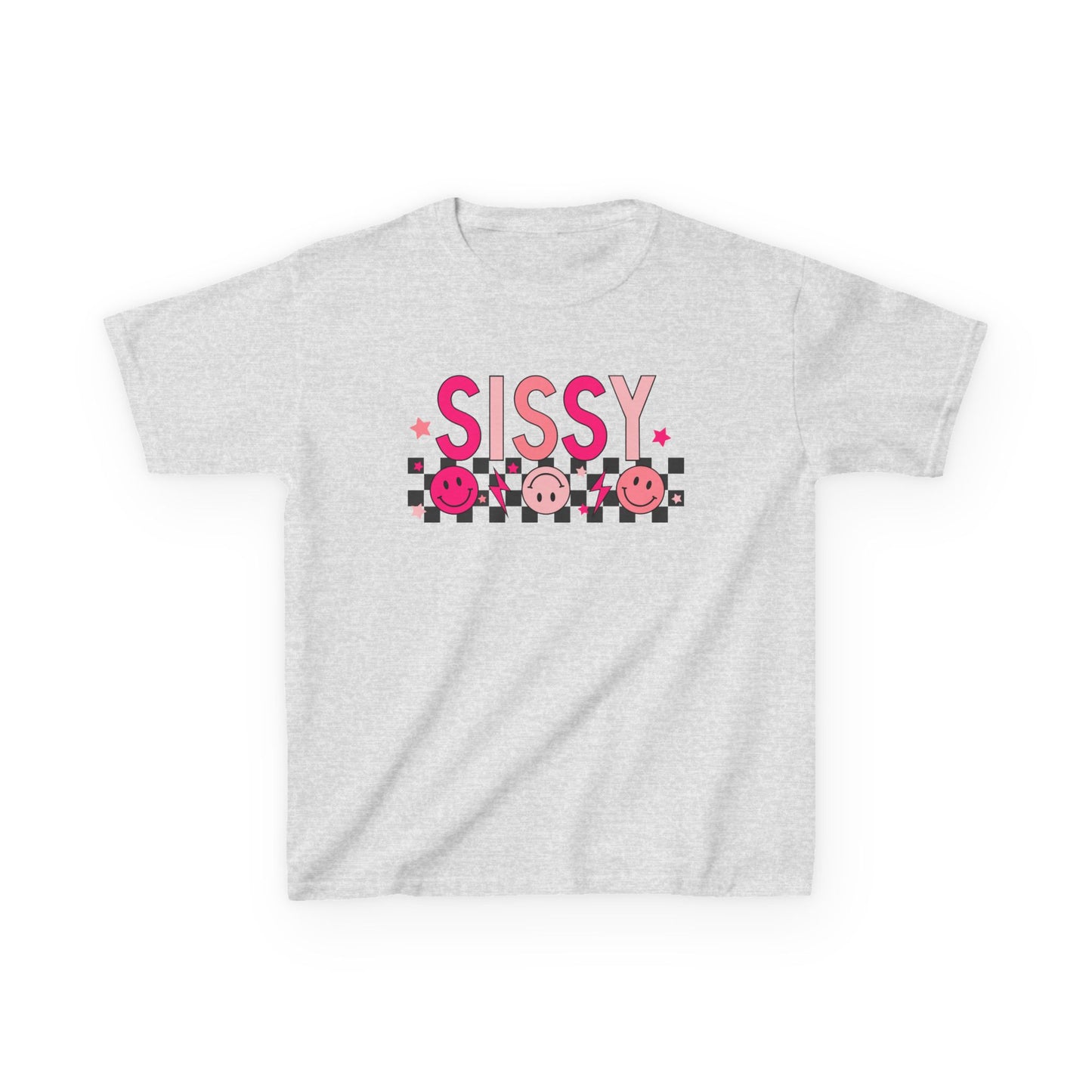 Kids 'Sissy' Heavy Cotton Tee - Fun & Playful Graphic T-Shirt for Youth