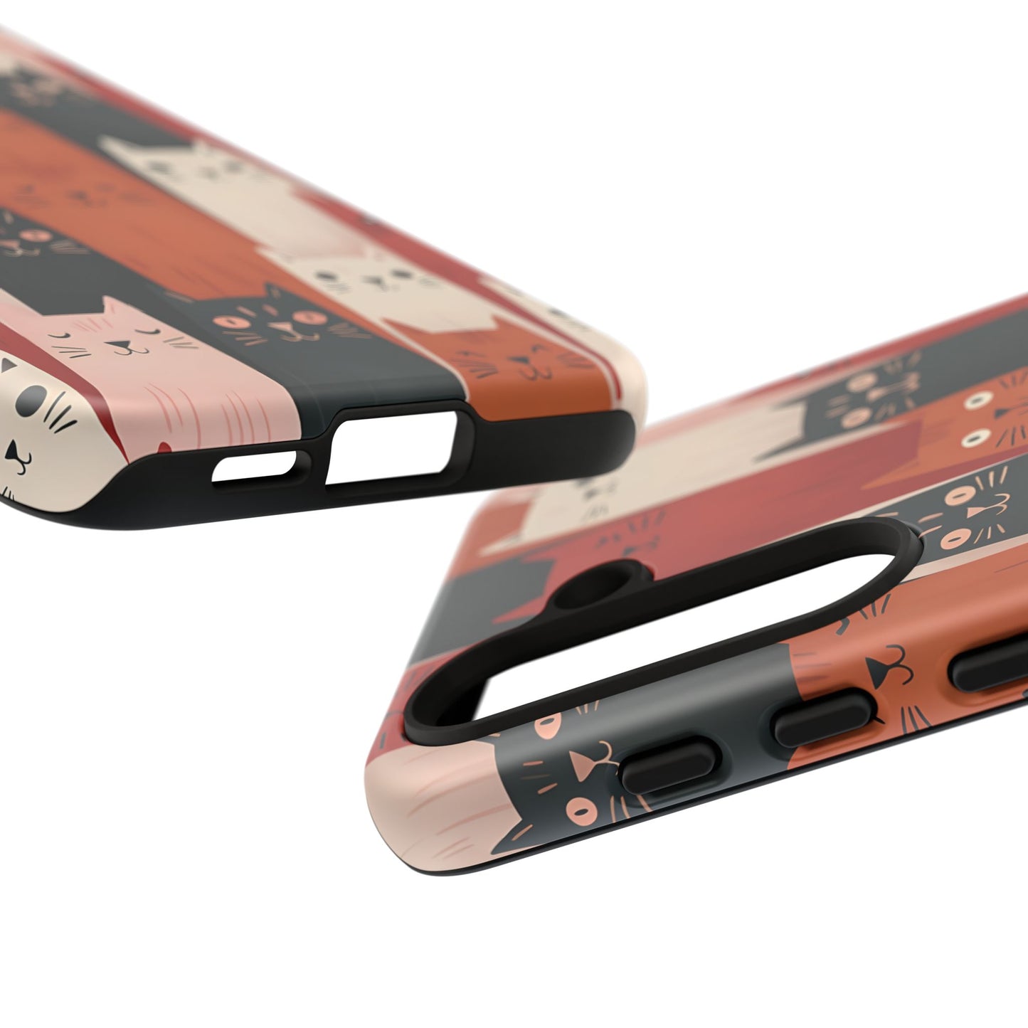 Playful Cat Phone Case - Tough & Stylish Purrfect for Cat Lovers