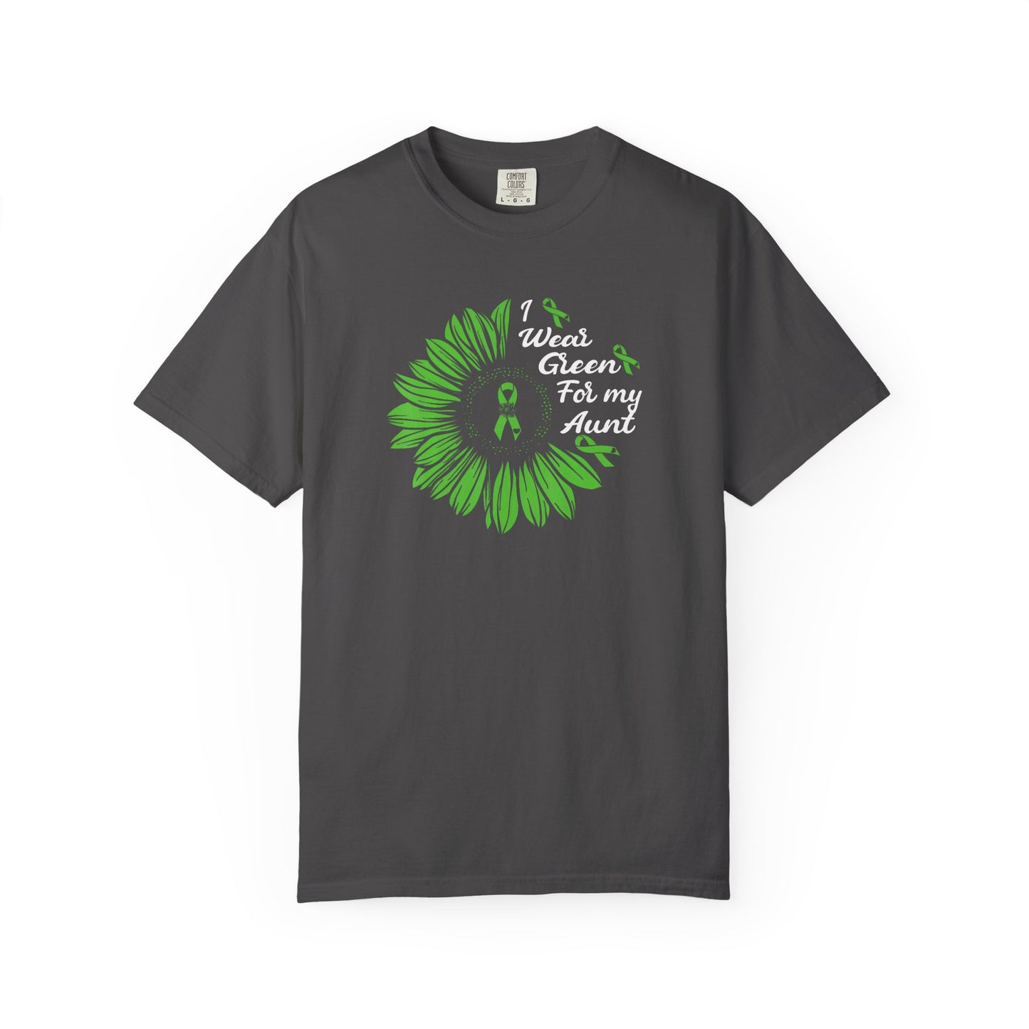 Unisex Garment-Dyed T-shirt for Aunts | I Wore Green For My Aunt | Gifts for Aunts, Family Reunion, Birthday Tee, Unique Aunt Shirt, [...]