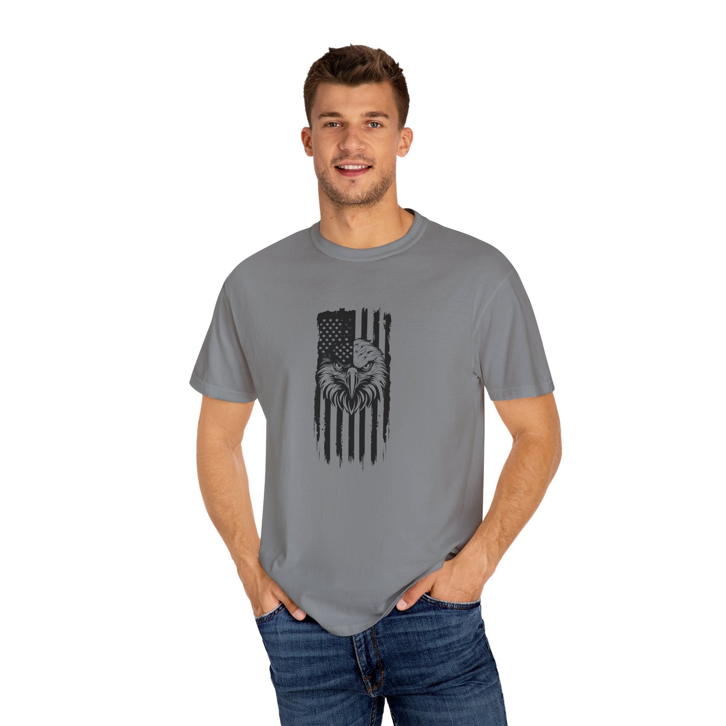Patriotic Lion Graphic Unisex T-Shirt - Perfect for All Occasions