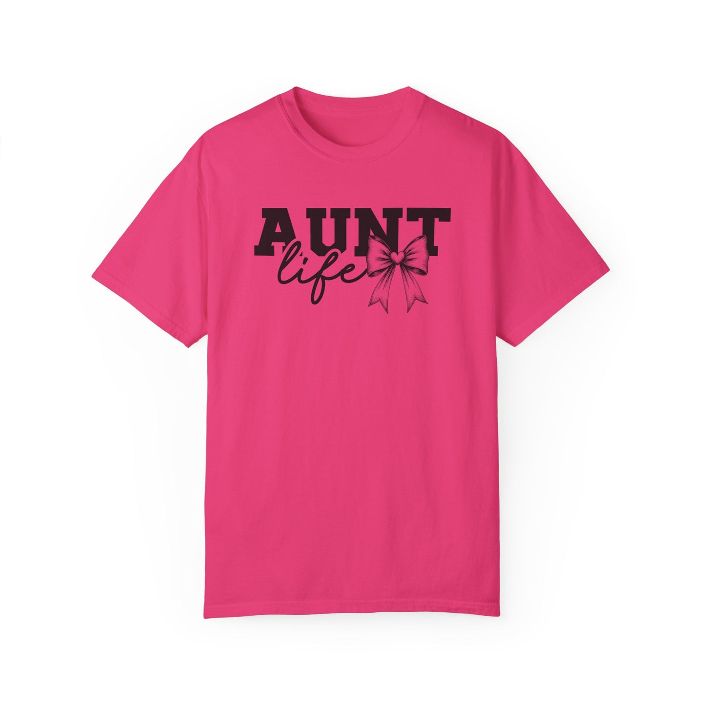 AUNT Life Garment-Dyed T-Shirt - Perfect Gift for Aunts
