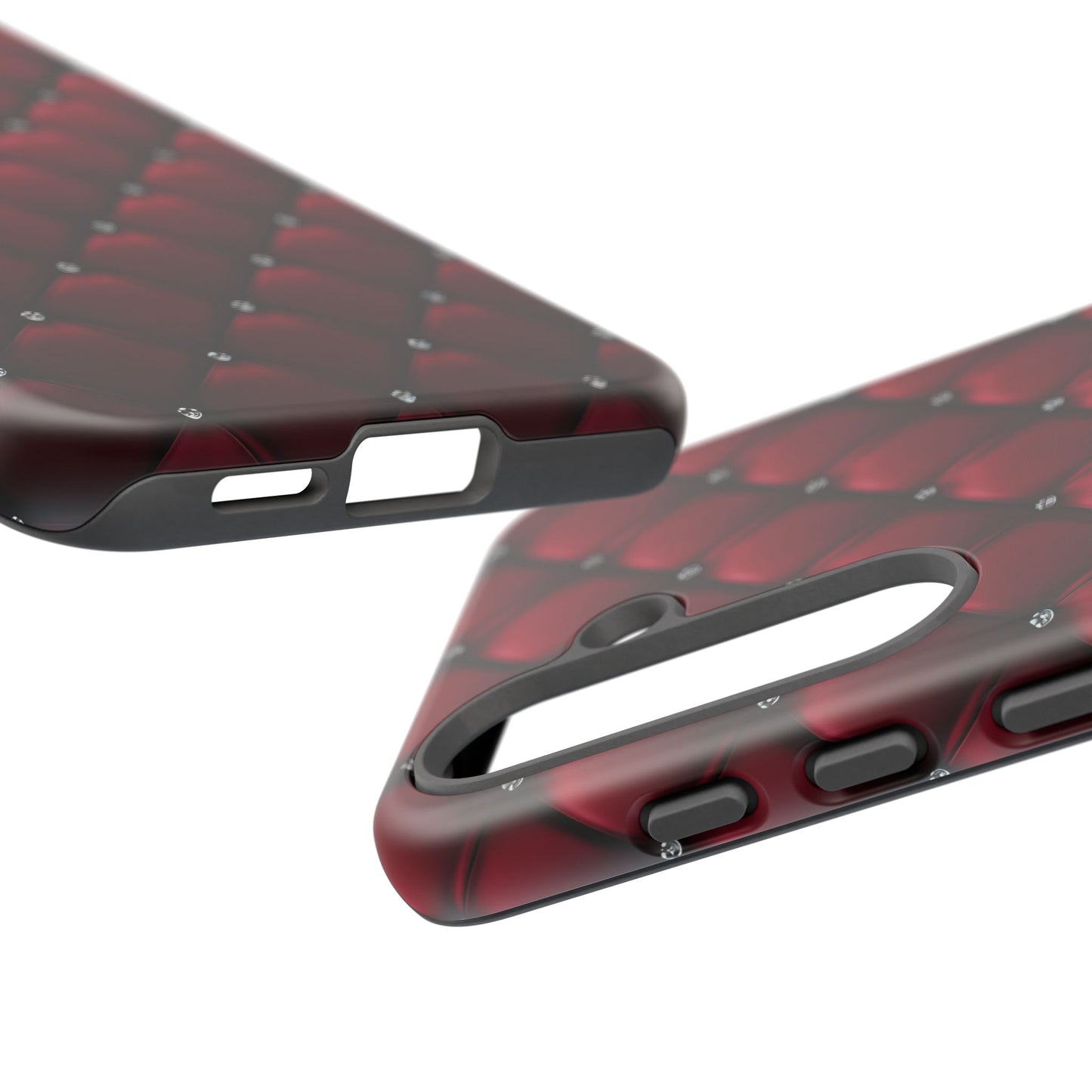 Luxurious Red Leather Phone Case – Stylish Protection for Your Device