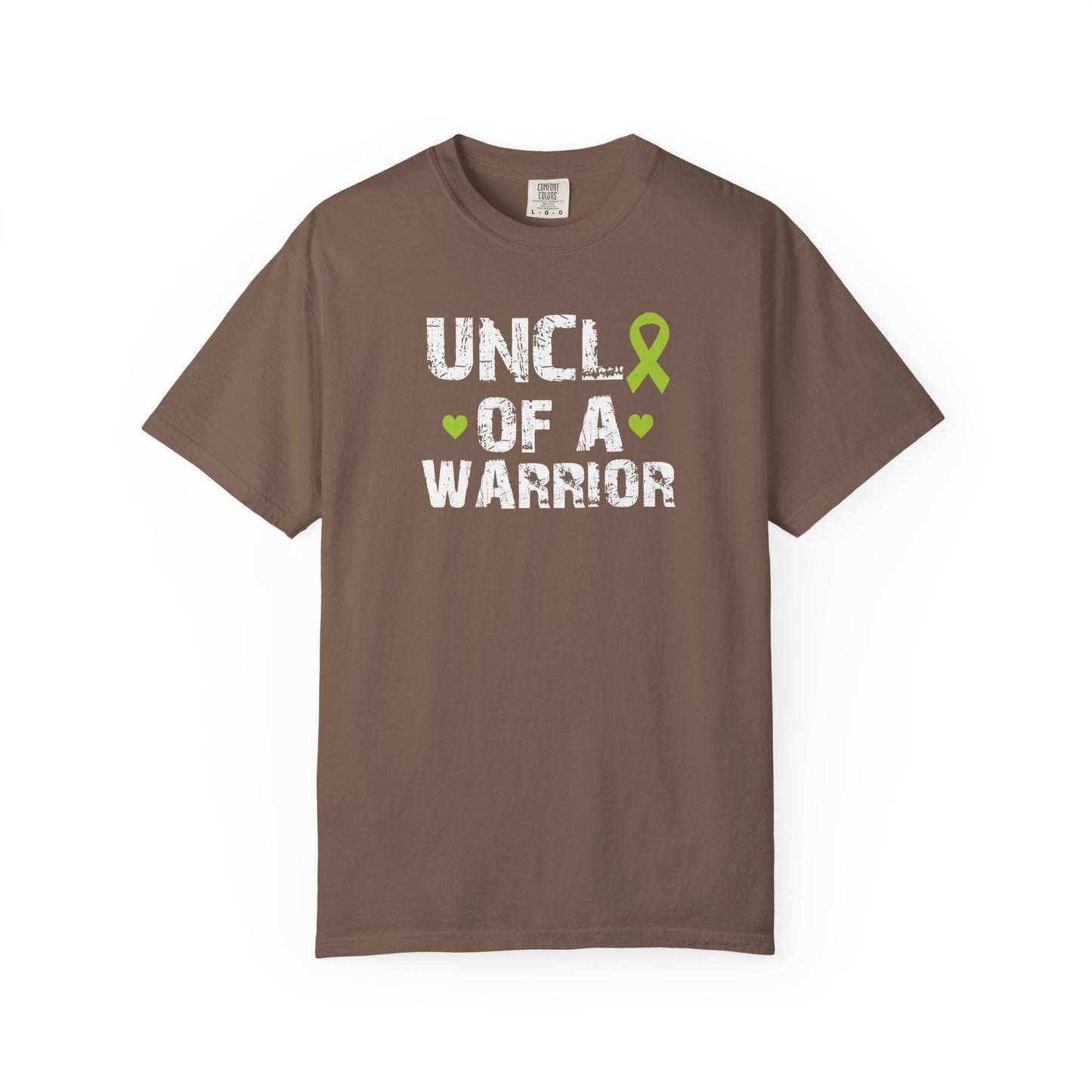 Uncle of a Warrior T-Shirt | Garment-Dyed Comfort Tee, Gift for Family, Supportive Apparel for Awareness Events, Relaxed Fit