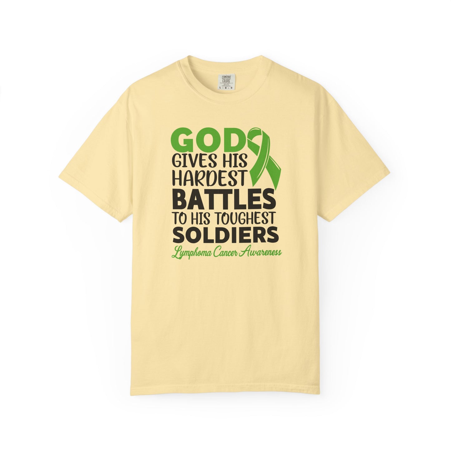 God Gives His Toughest Soldiers T-shirt, Lymphoma Awareness Tee, Unisex Garment-Dyed Shirt, Support Cancer Fighters, Gift for [...]
