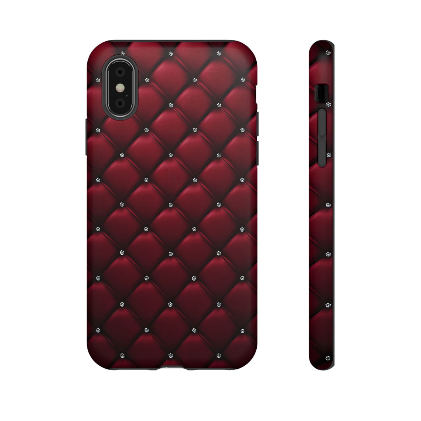 Luxurious Red Leather Phone Case – Stylish Protection for Your Device