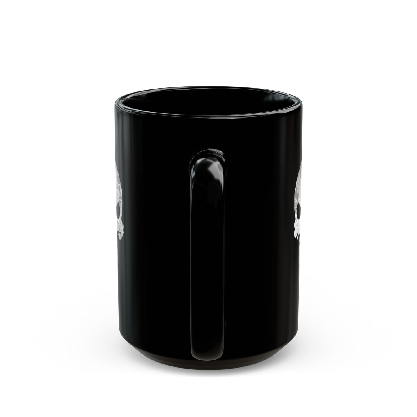 Gothic Skull Coffee Mug - 15oz - Dark Aesthetic for Punisher Fans