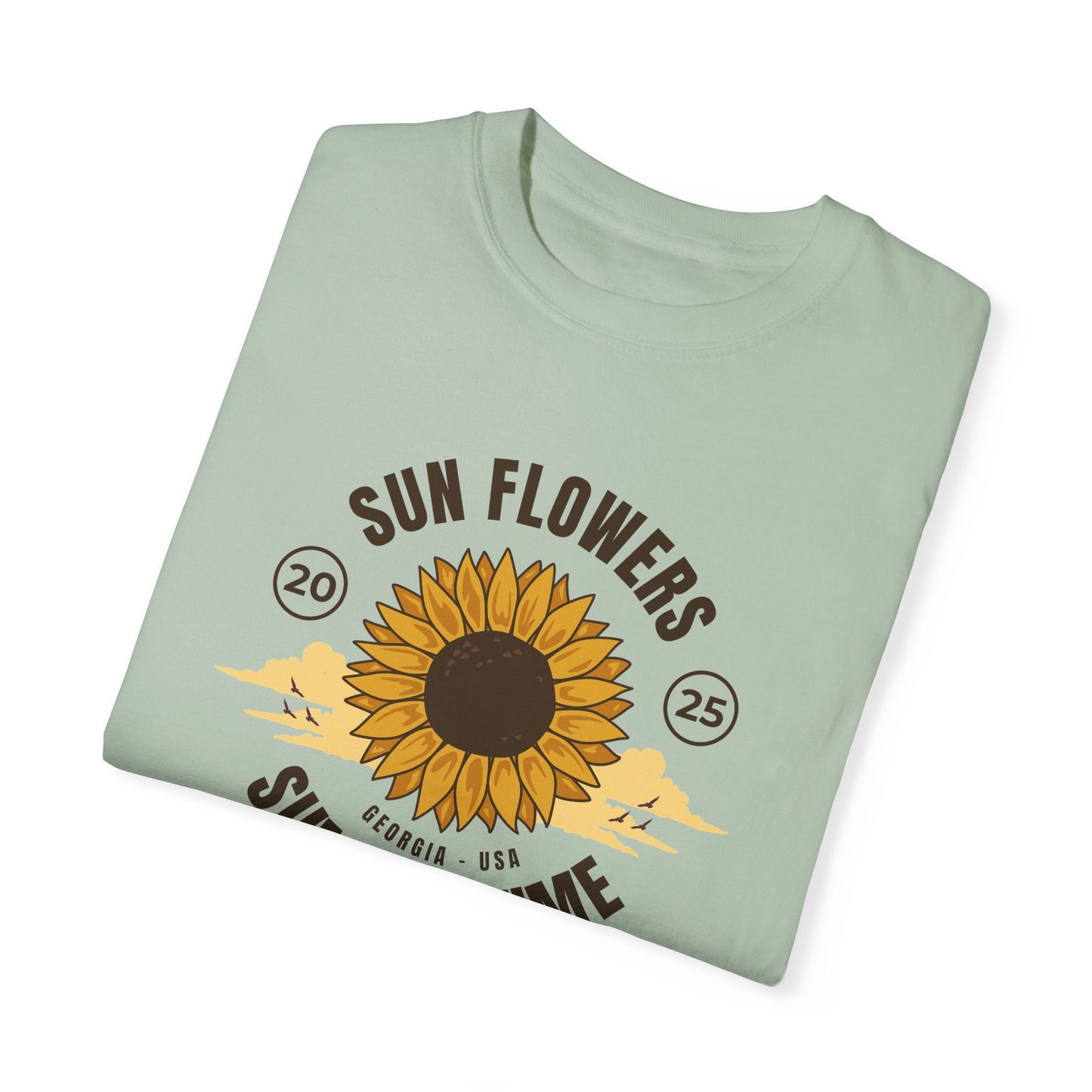 Sunflower Summer Time Unisex T-Shirt PERSONALIZED