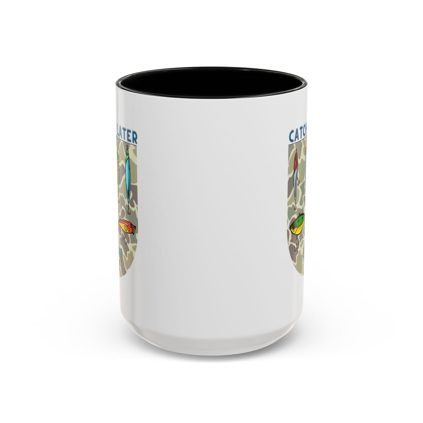 Catch Ya Later Fishing 15oz Mug - Fun Accent Coffee Mug for Anglers
