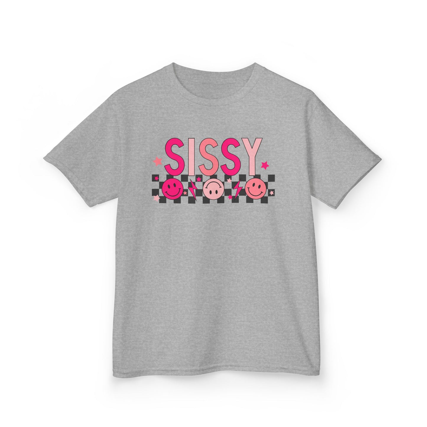 Kids 'Sissy' Heavy Cotton Tee - Fun & Playful Graphic T-Shirt for Youth