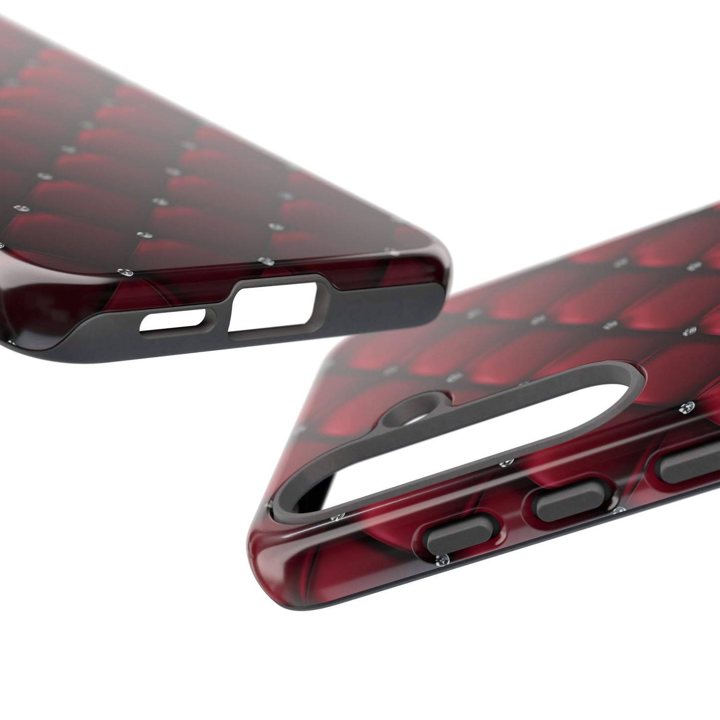 Luxurious Red Leather Phone Case – Stylish Protection for Your Device