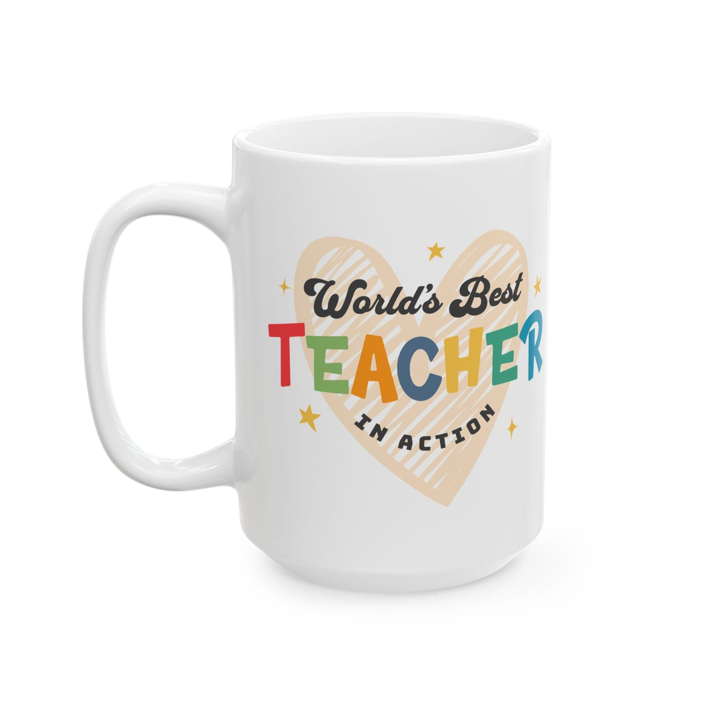 Best Teacher Ceramic Mug - Perfect Gift for Educators
